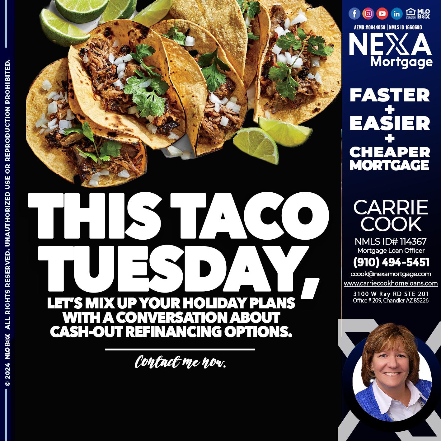 taco tuesday - Carrie Cook -Mortgage Loan Officer