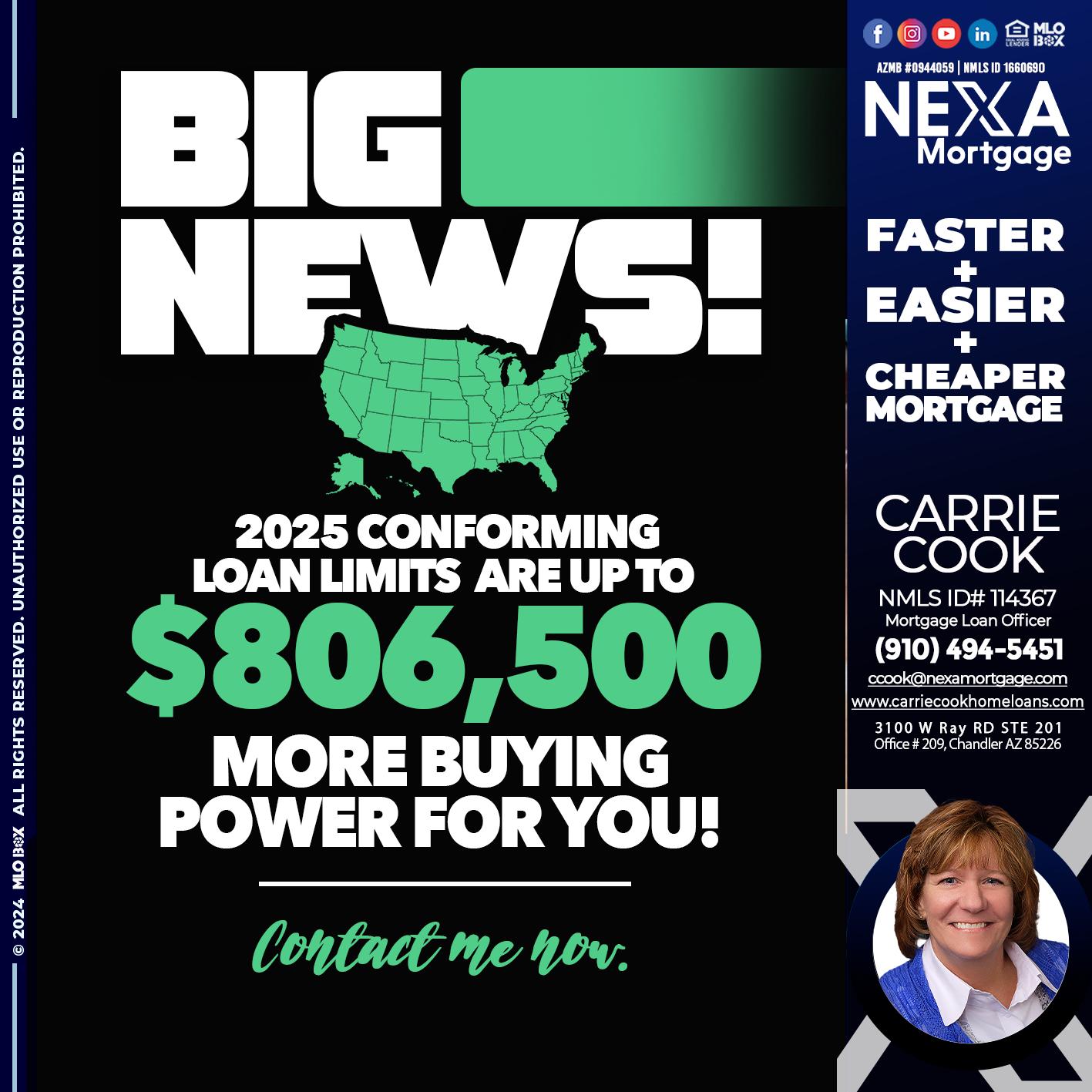 BIG NEWS - Carrie Cook -Mortgage Loan Officer