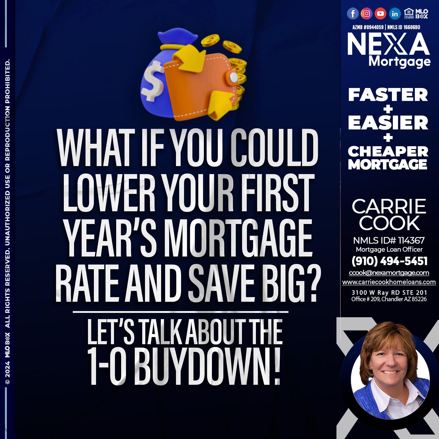 WHAT IF YOU COULD - Carrie Cook -Mortgage Loan Officer