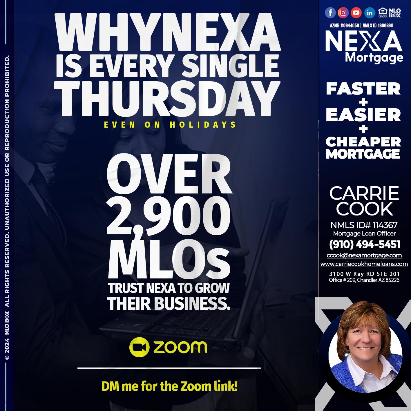 why nexa - Carrie Cook -Mortgage Loan Officer