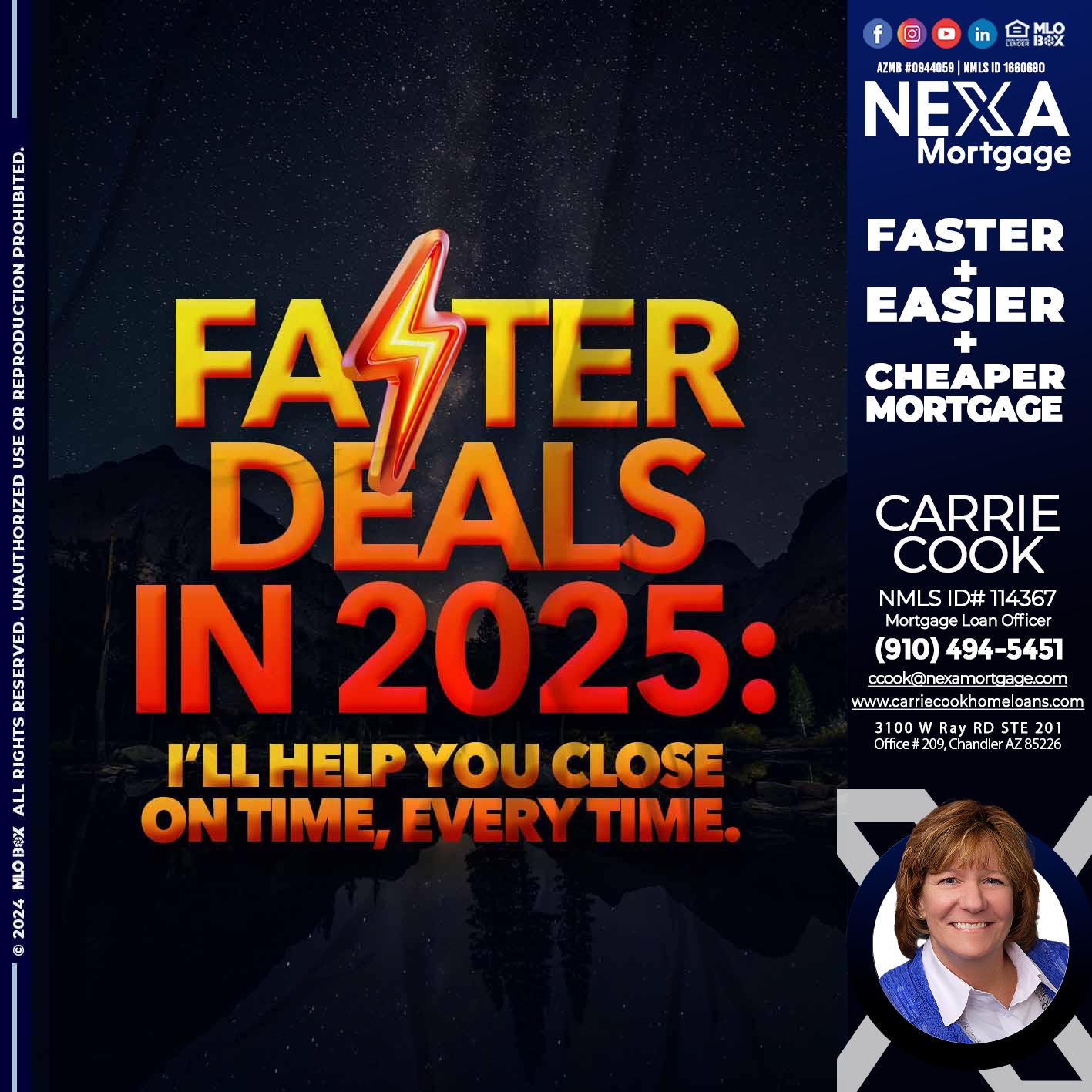 FASTER DEALS - Carrie Cook -Mortgage Loan Officer