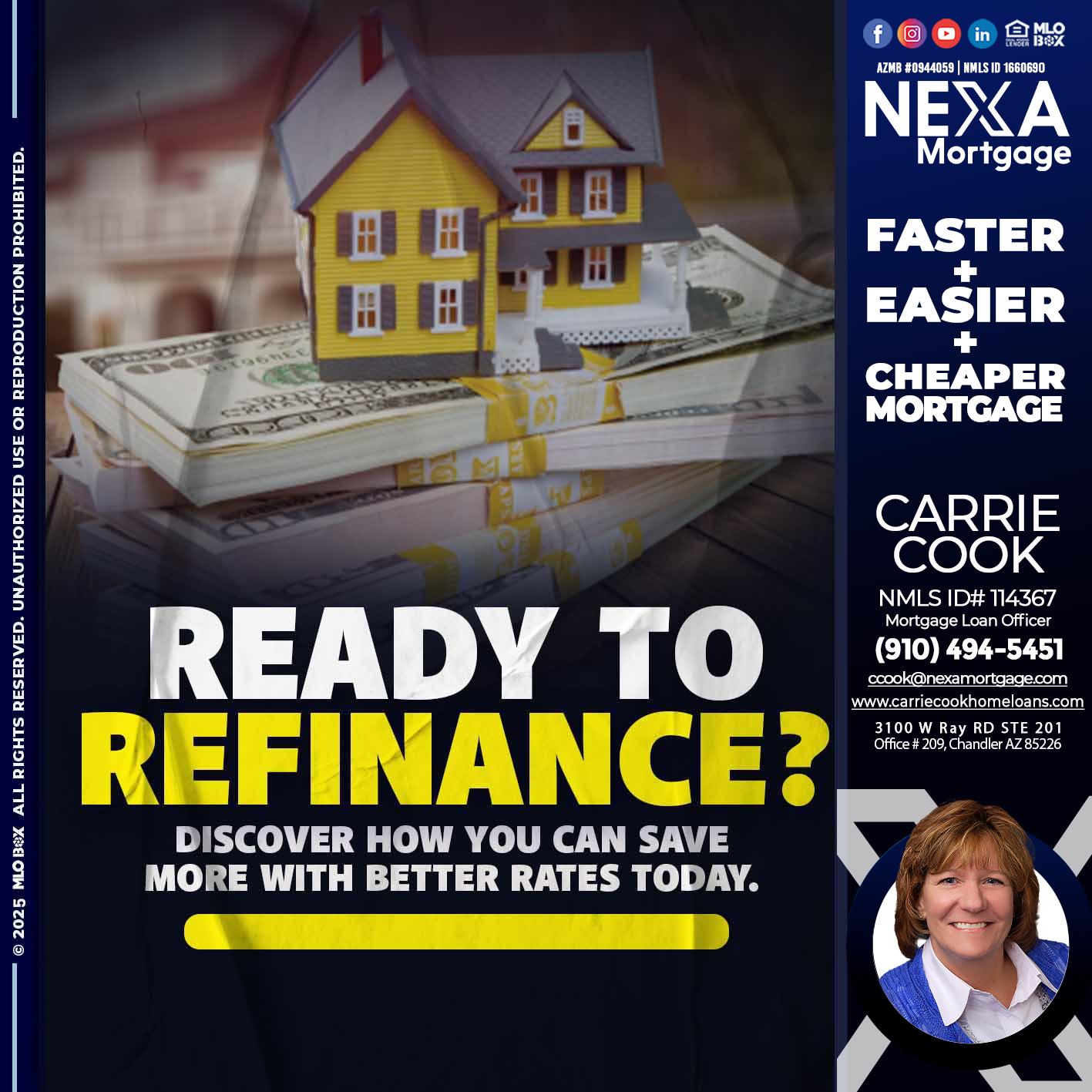 ready to refinance? - Carrie Cook -Mortgage Loan Officer