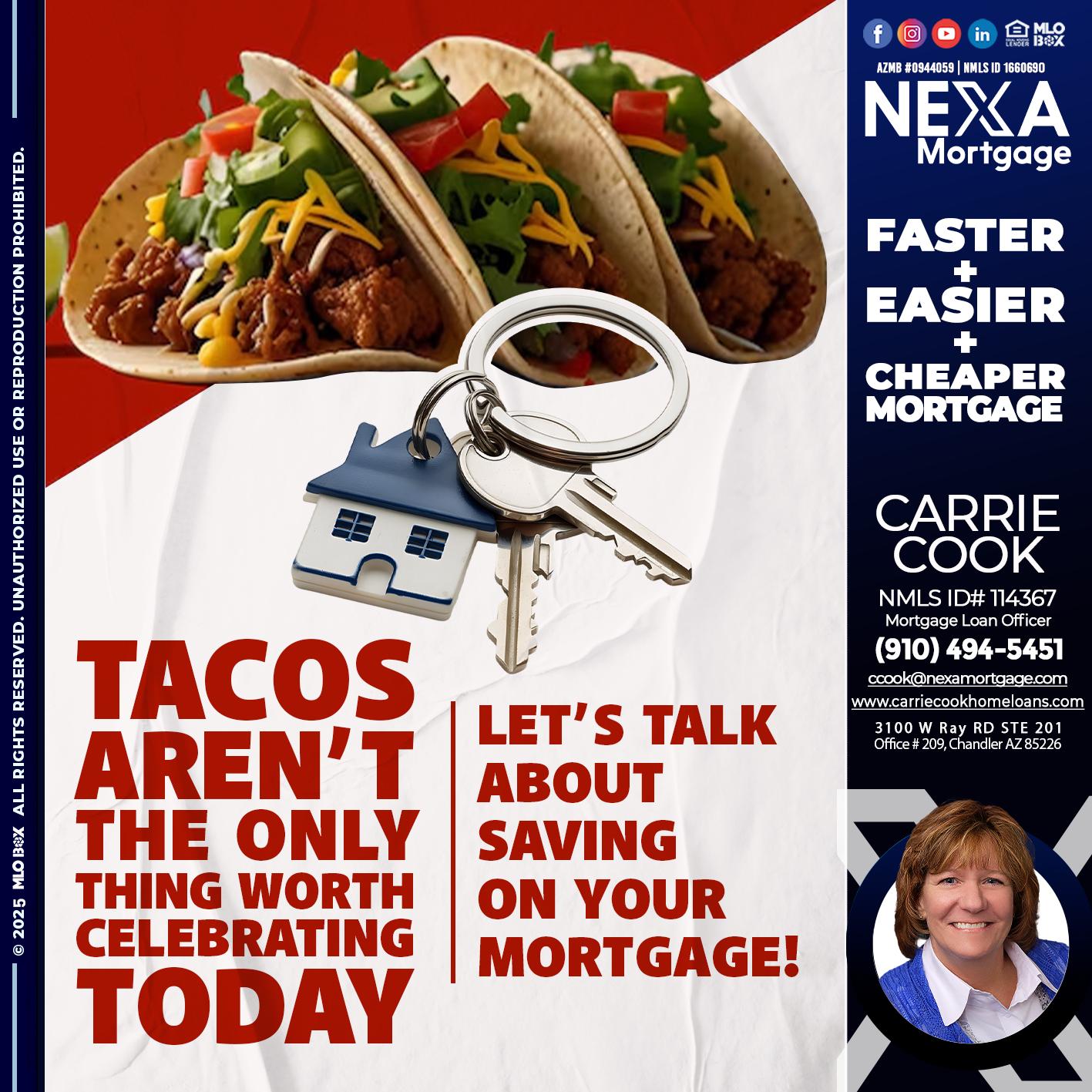 TACO TUESDAY - Carrie Cook -Mortgage Loan Officer