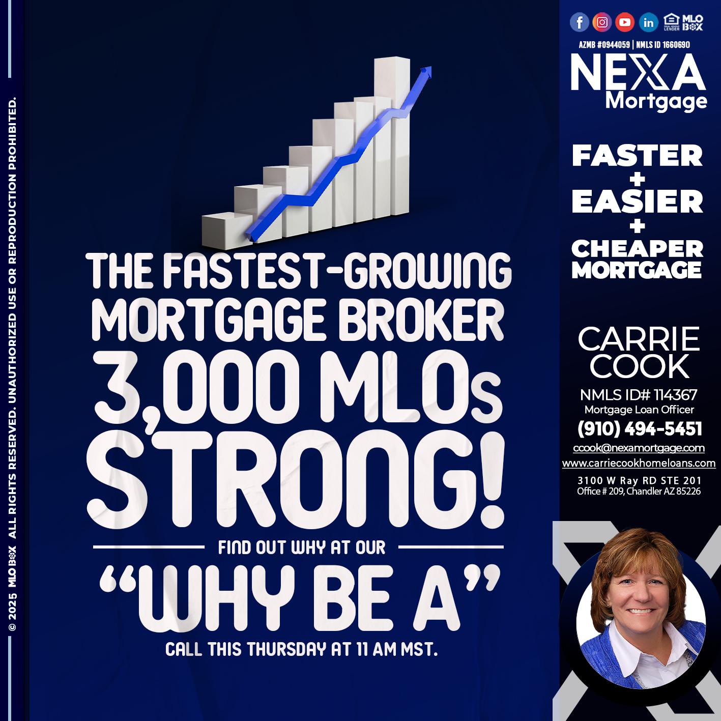 3K MLOs STRONG - Carrie Cook -Mortgage Loan Officer