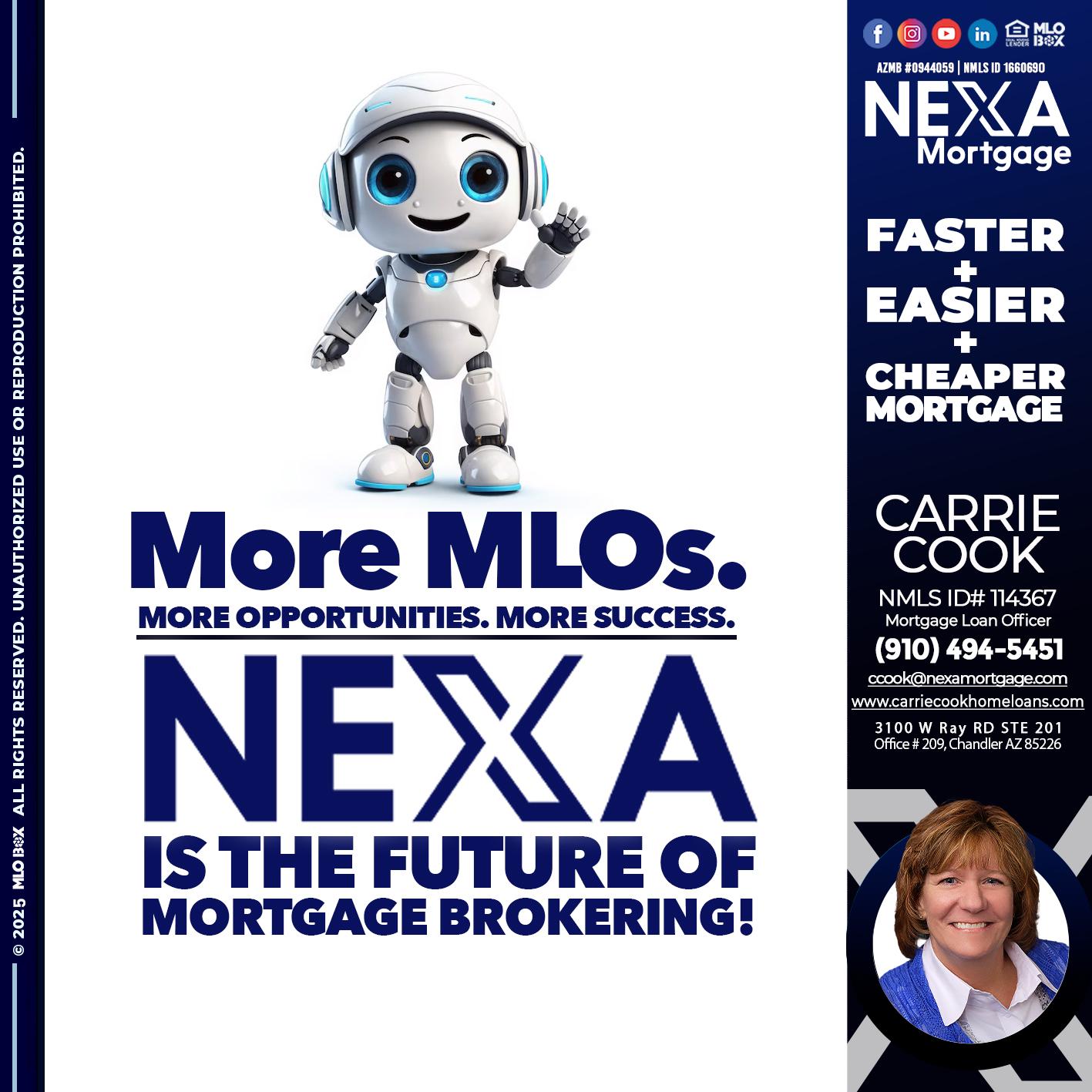 NEXA FUTURE - Carrie Cook -Mortgage Loan Officer