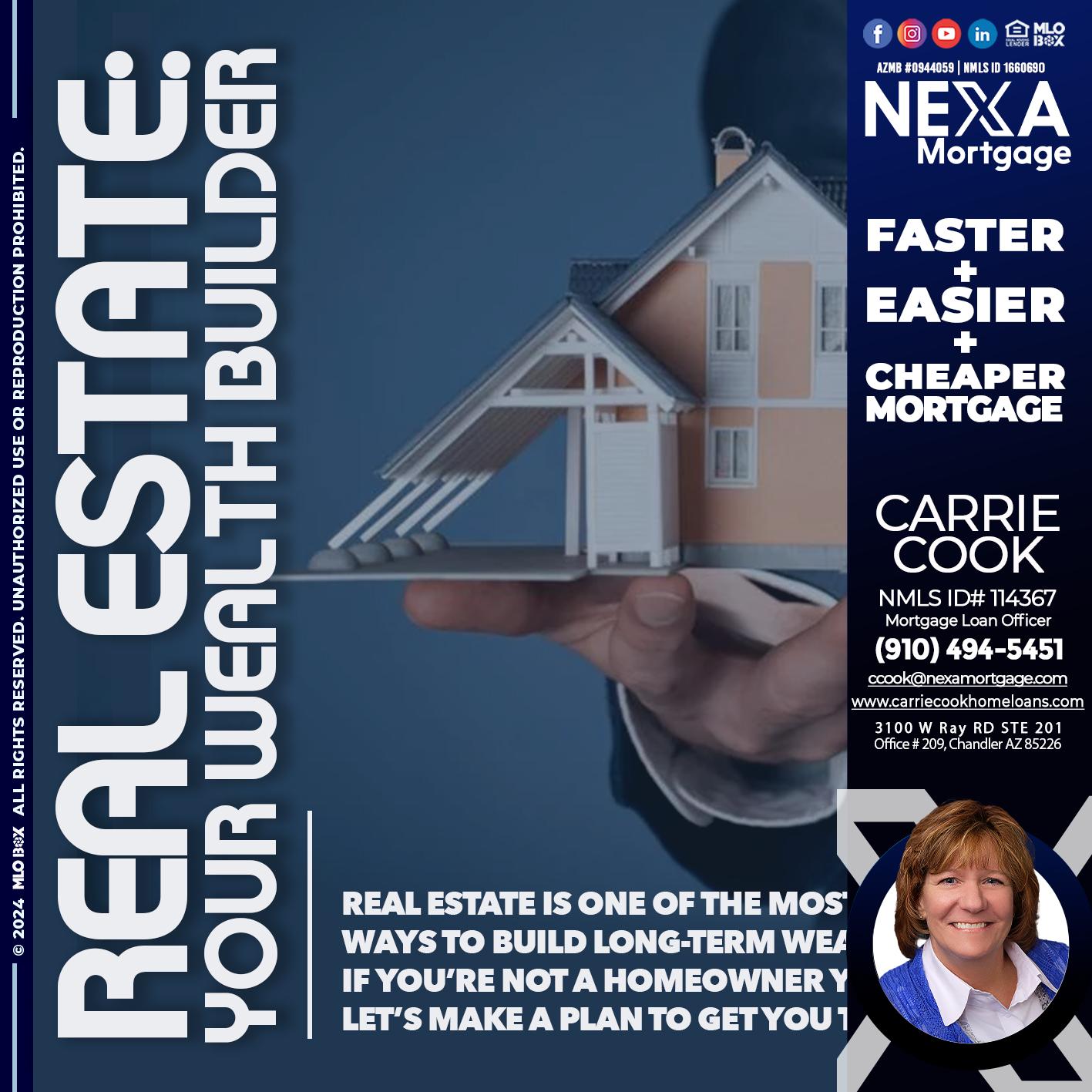 REAL ESTATE - Carrie Cook -Mortgage Loan Officer