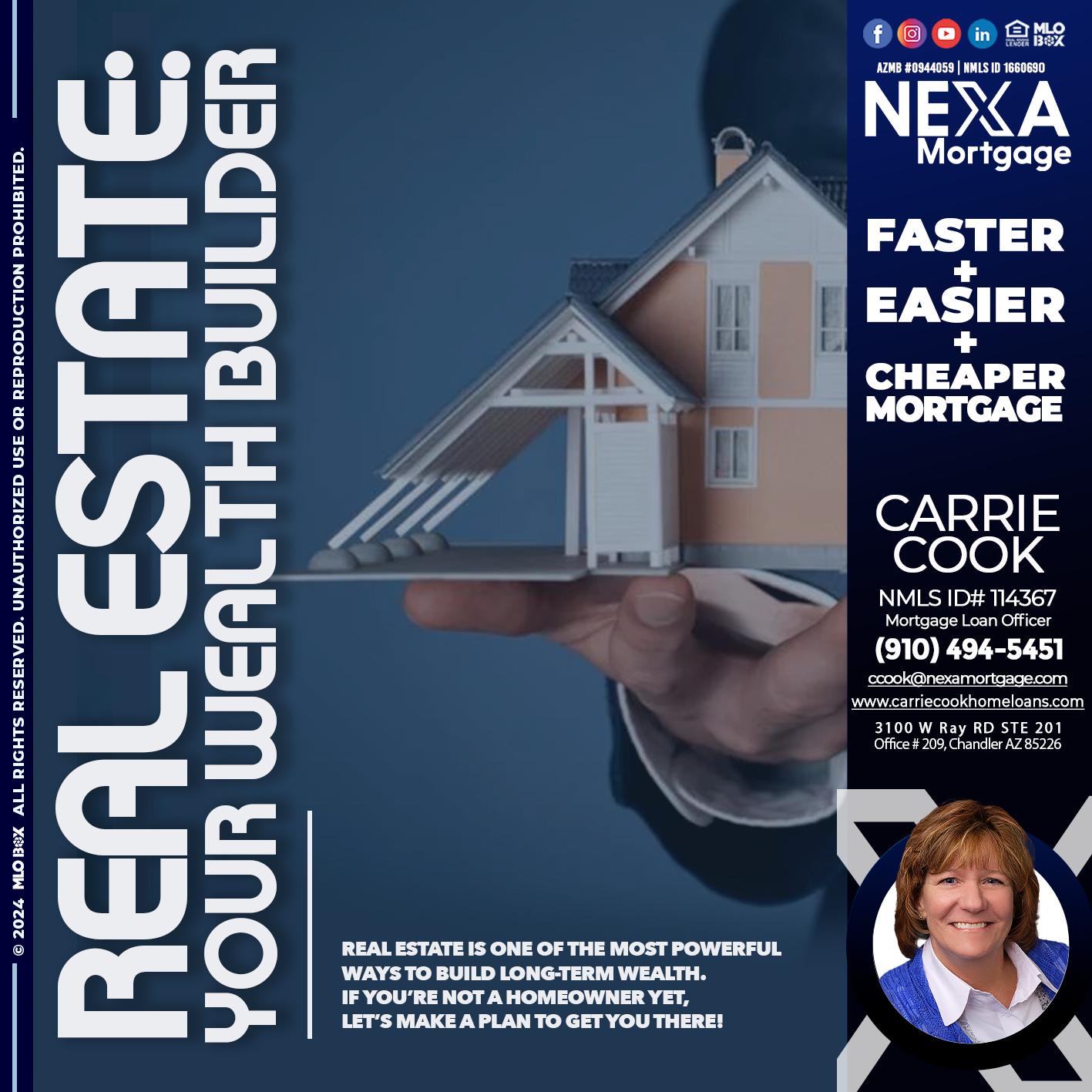 REAL ESTATE FIXED - Carrie Cook -Mortgage Loan Officer
