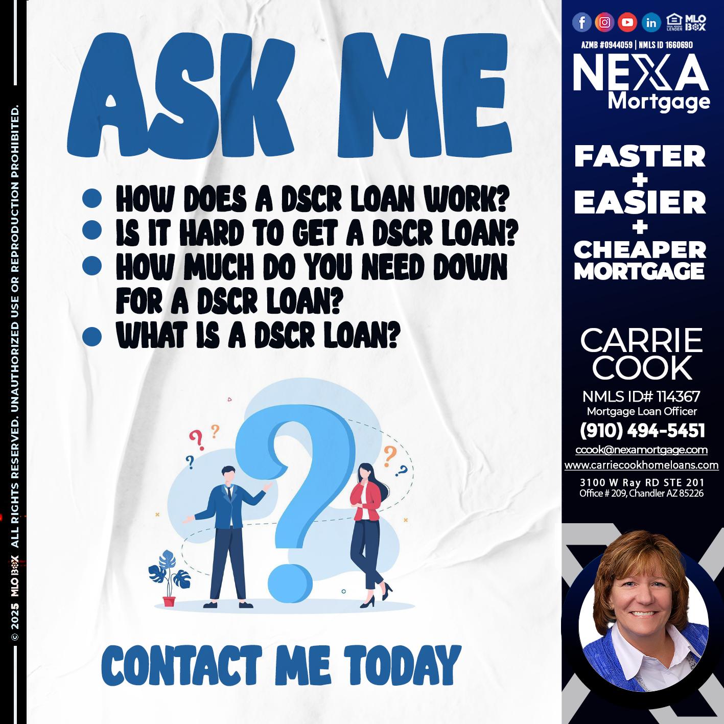 ASK ME - Carrie Cook -Mortgage Loan Officer