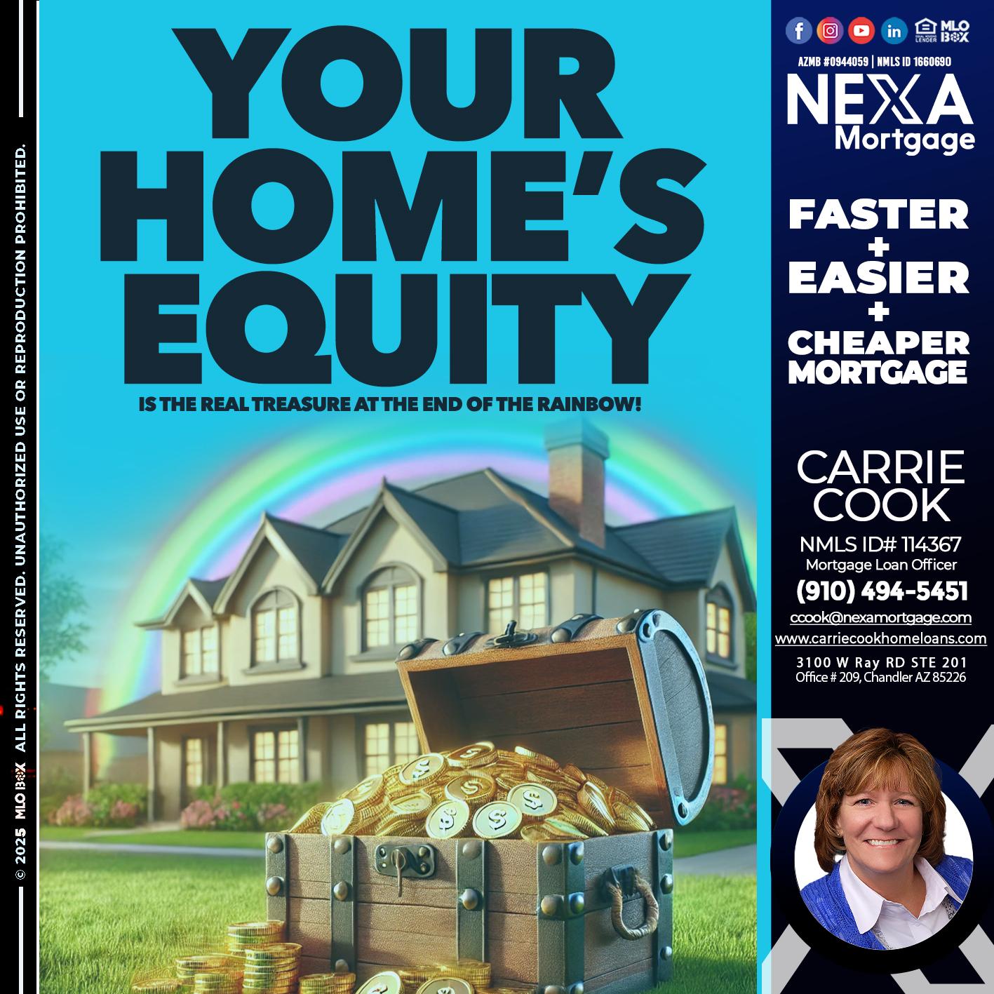 YOUR HOME´S EQUITY - Carrie Cook -Mortgage Loan Officer