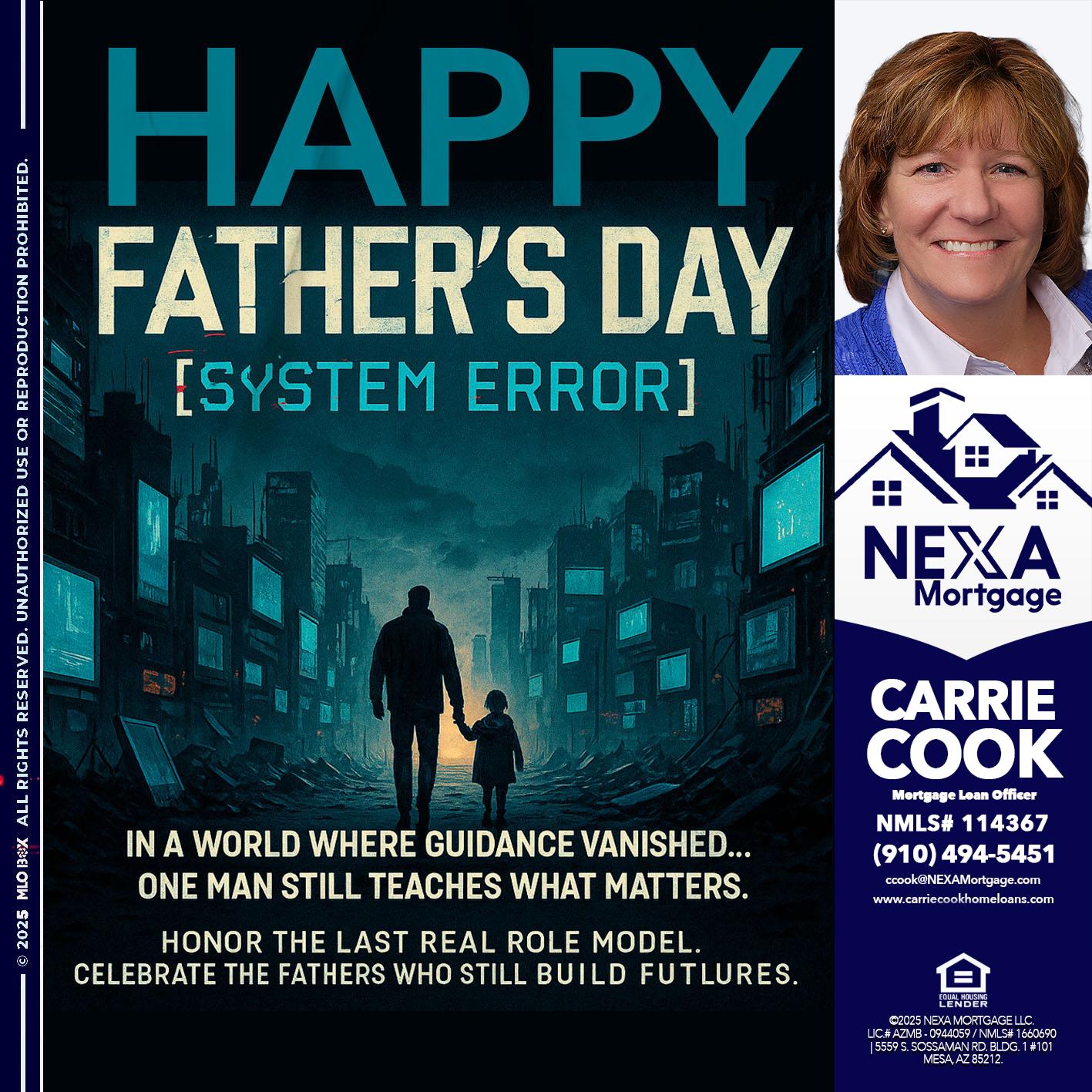 HAPPY FATHERS DAY - Carrie Cook -Mortgage Loan Officer