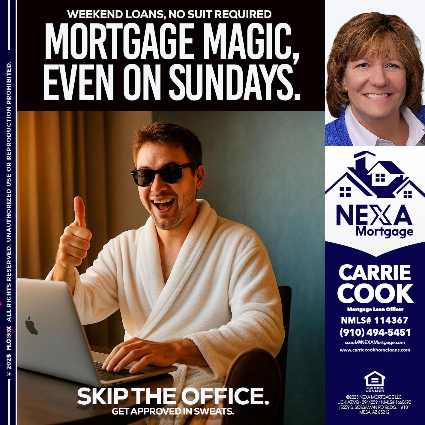 MORTGAGE MAGICS - Carrie Cook -Mortgage Loan Officer