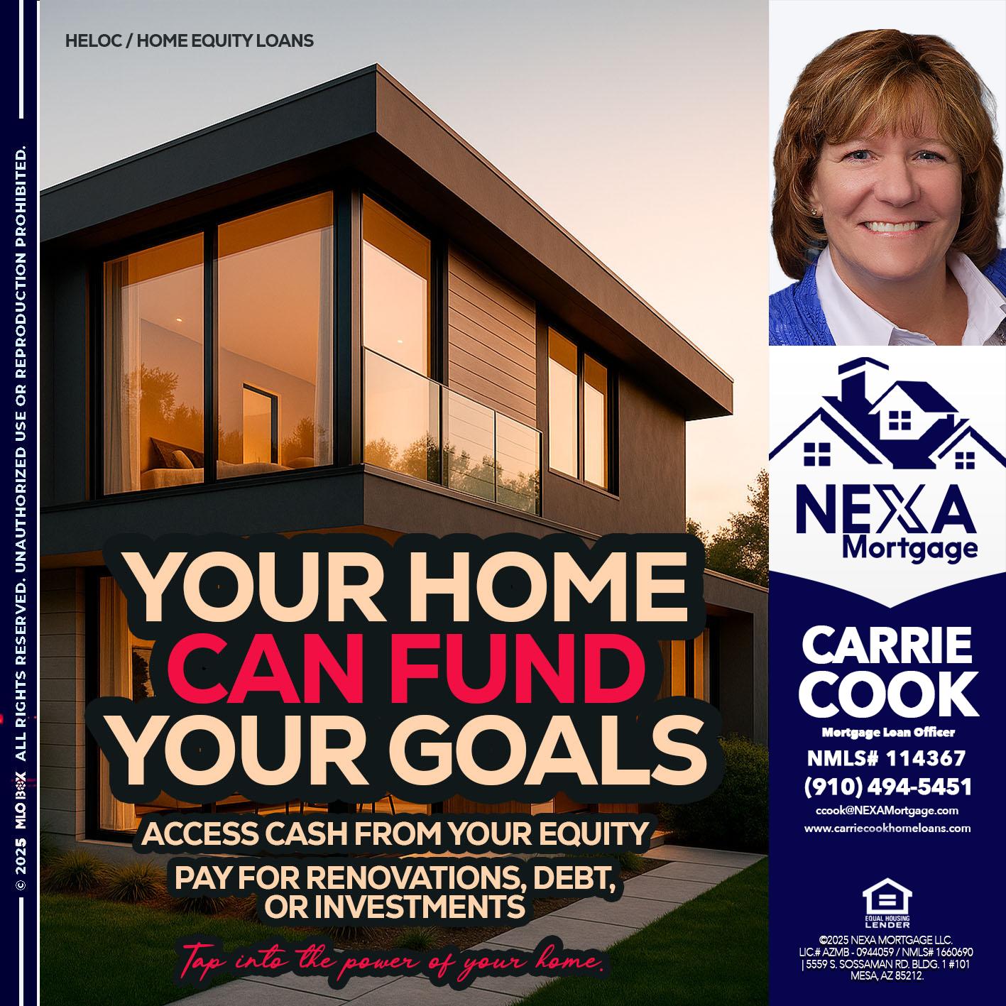 HELOC - Carrie Cook -Mortgage Loan Officer