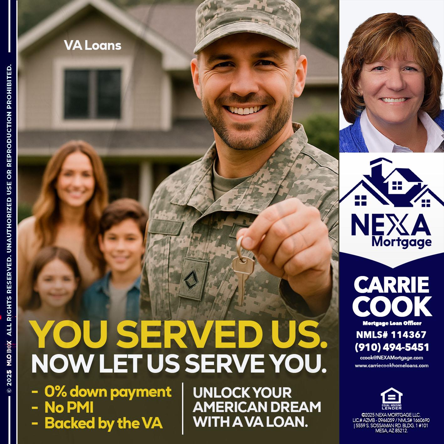 YOU DESERVED - Carrie Cook -Mortgage Loan Officer