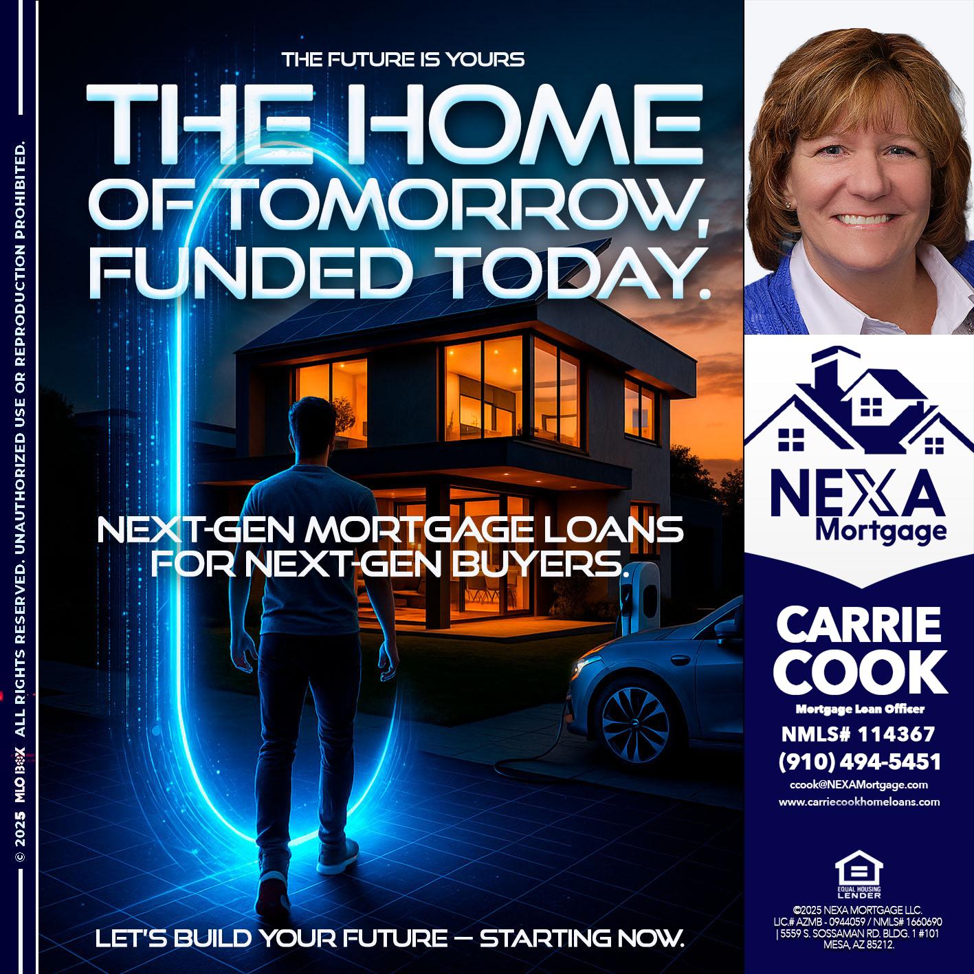 THE HOME - Carrie Cook -Mortgage Loan Officer