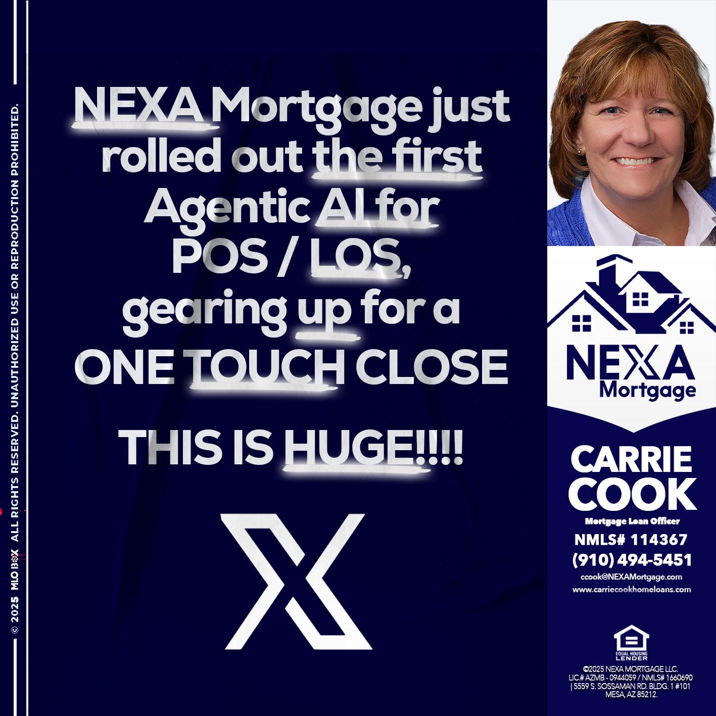 NEXA MORTGAGE - Carrie Cook -Mortgage Loan Officer