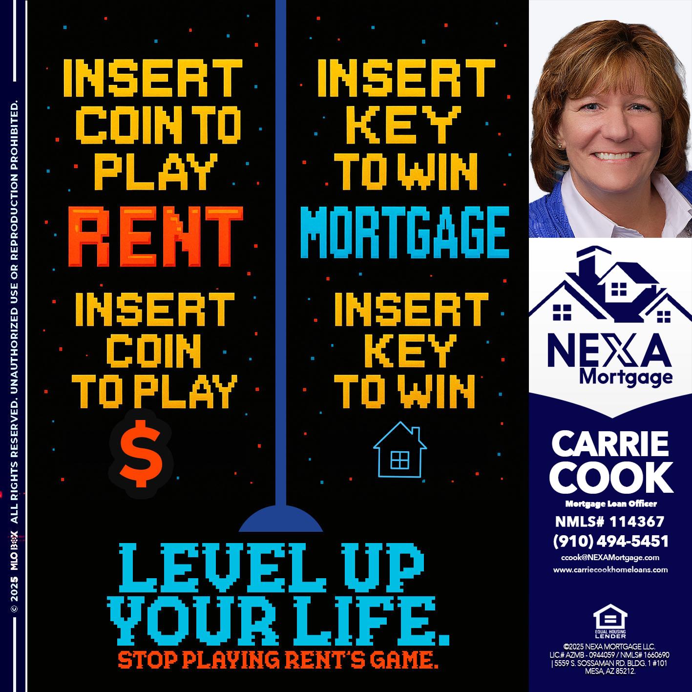 INSERT COIN - Carrie Cook -Mortgage Loan Officer