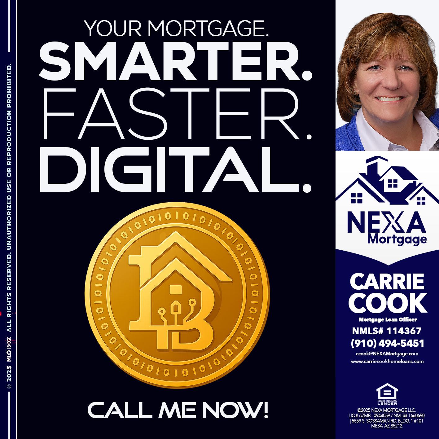 YOUR MORTGAGE - Carrie Cook -Mortgage Loan Officer