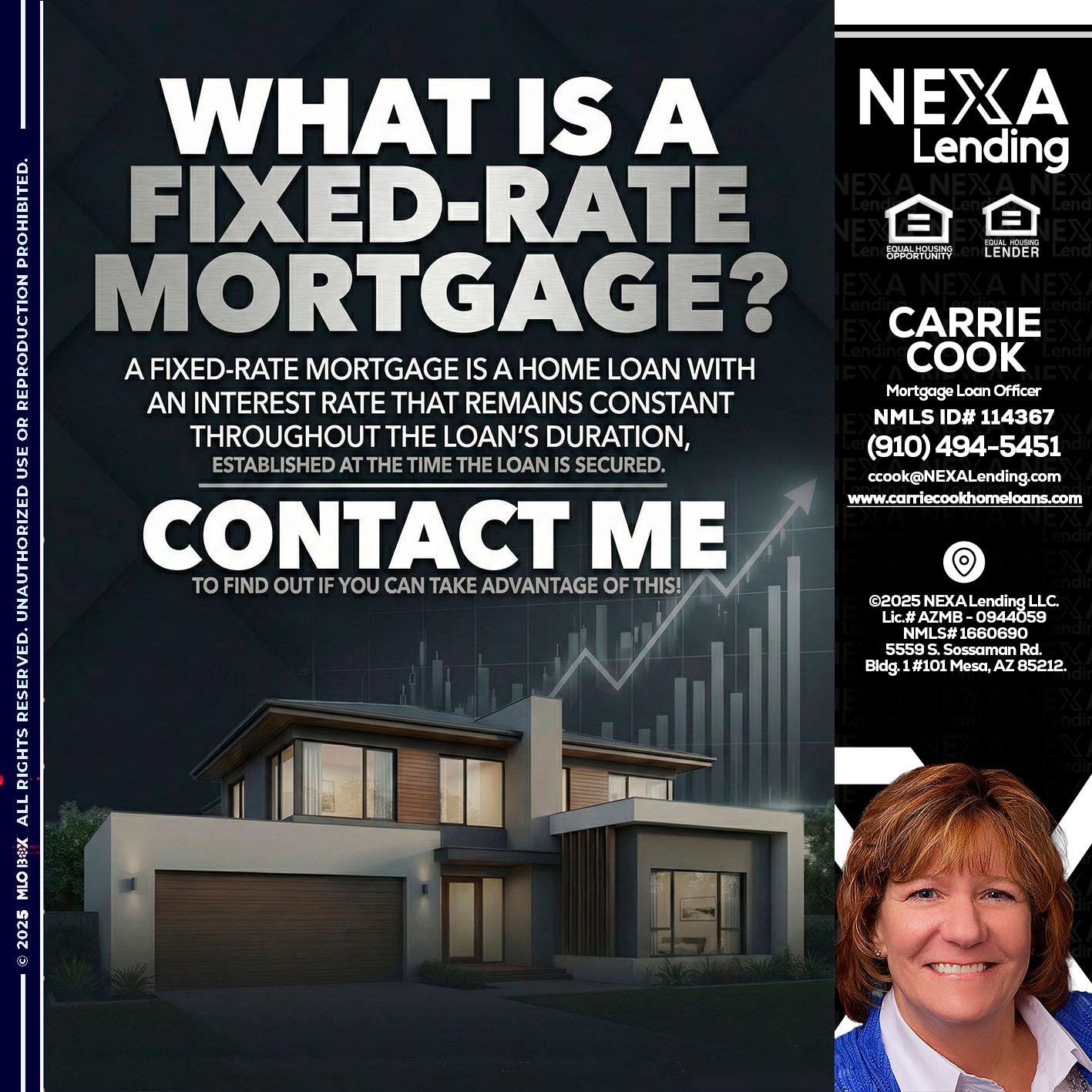 WHAT IS A - Carrie Cook -Mortgage Loan Officer