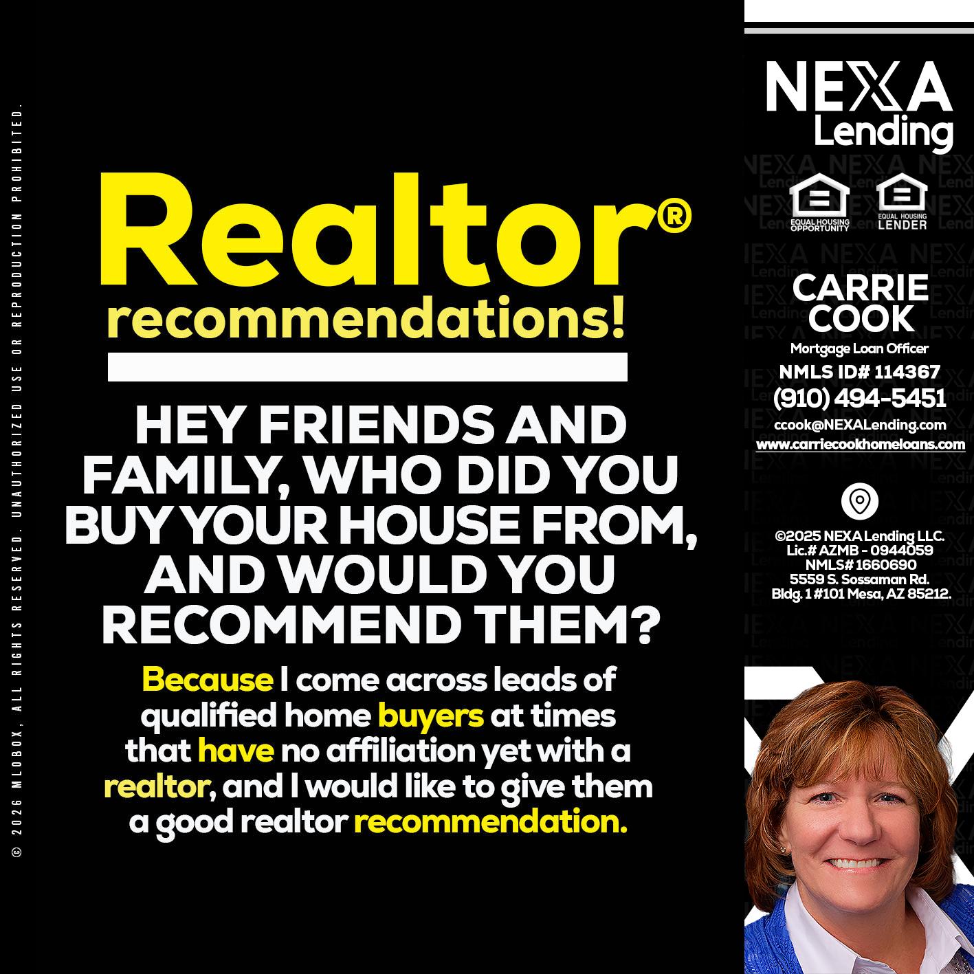 REALTOR - Carrie Cook -Mortgage Loan Officer