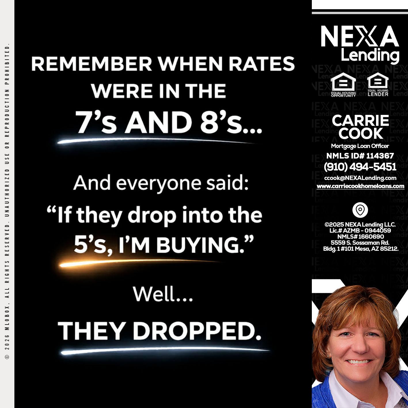 REMEMBER WHEN - Carrie Cook -Mortgage Loan Officer