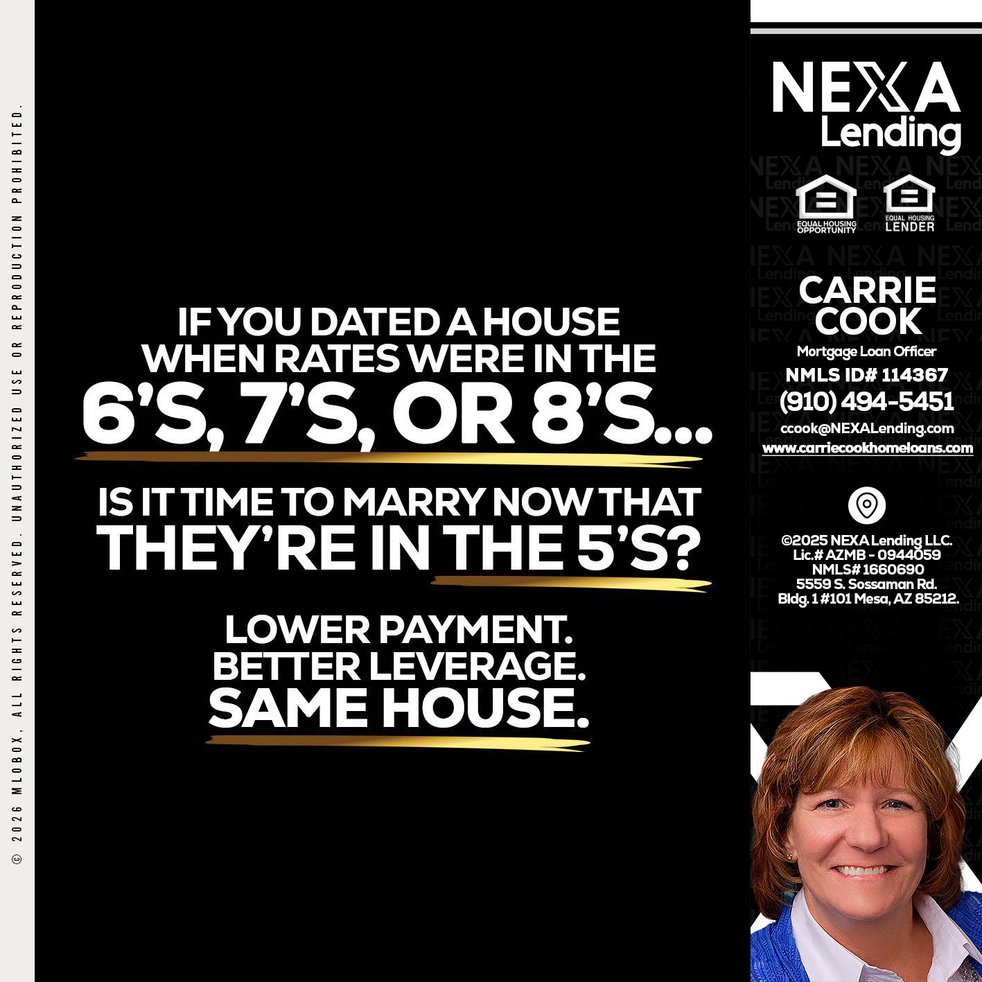 if you dated a house - Carrie Cook -Mortgage Loan Officer