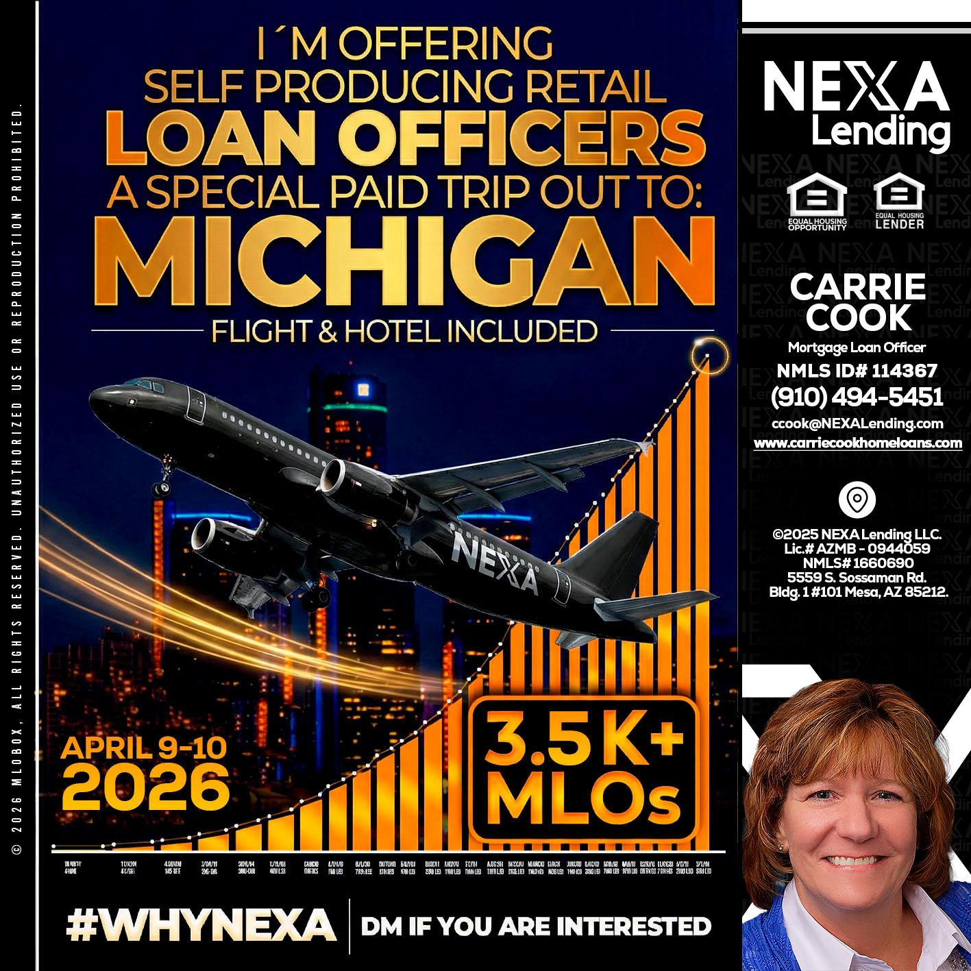 3.5K - Carrie Cook -Mortgage Loan Officer