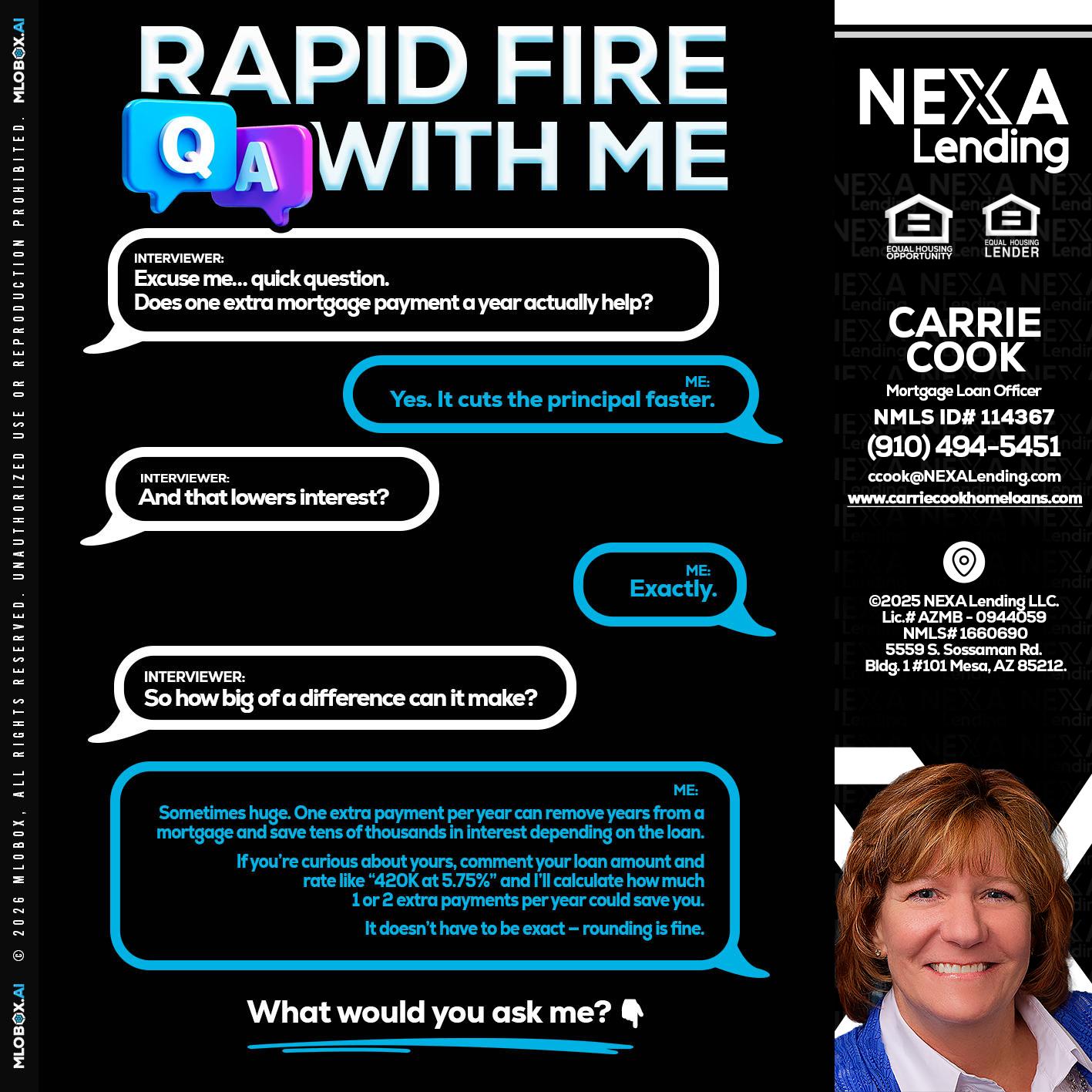 RAPID Q&A - Carrie Cook -Mortgage Loan Officer