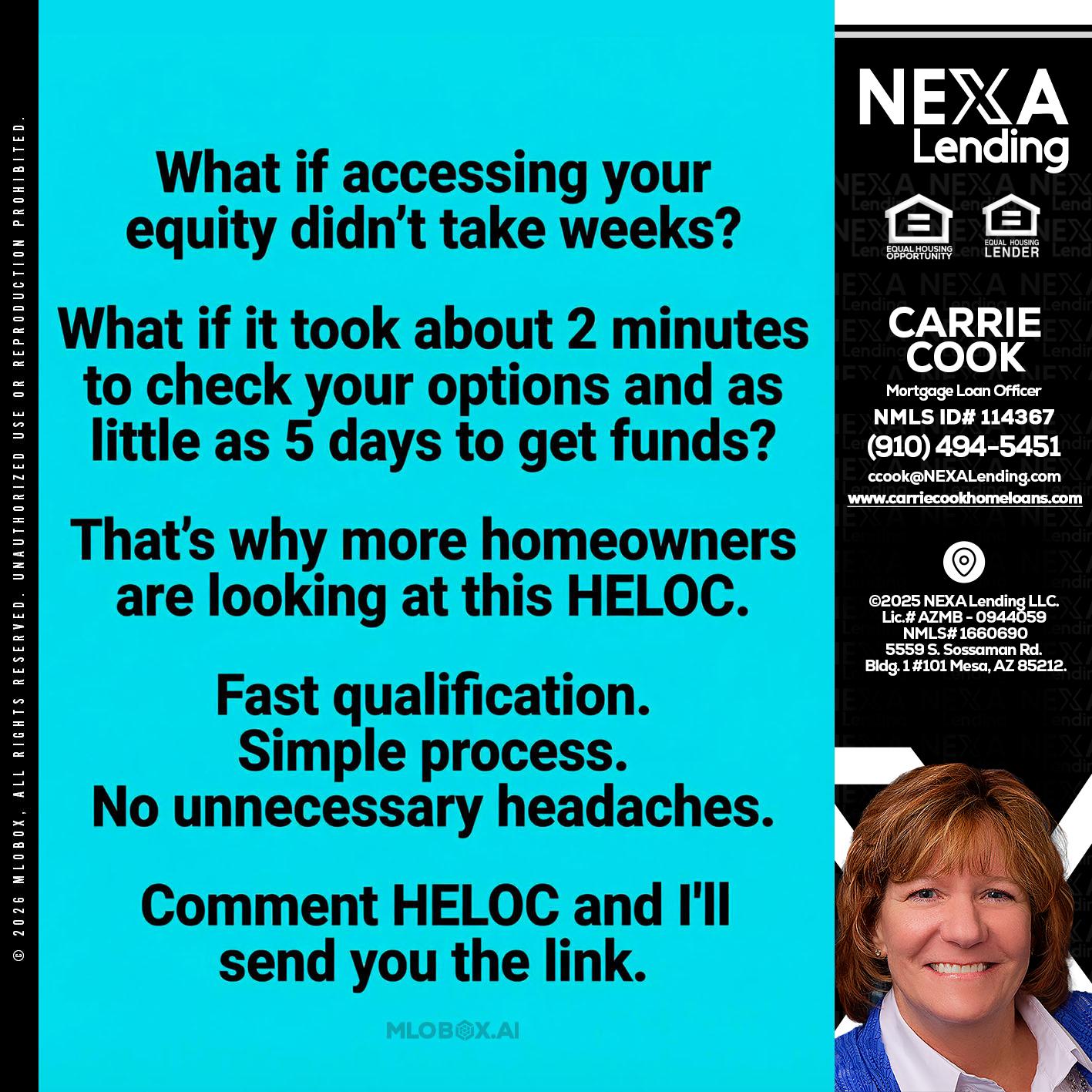 what if - Carrie Cook -Mortgage Loan Officer