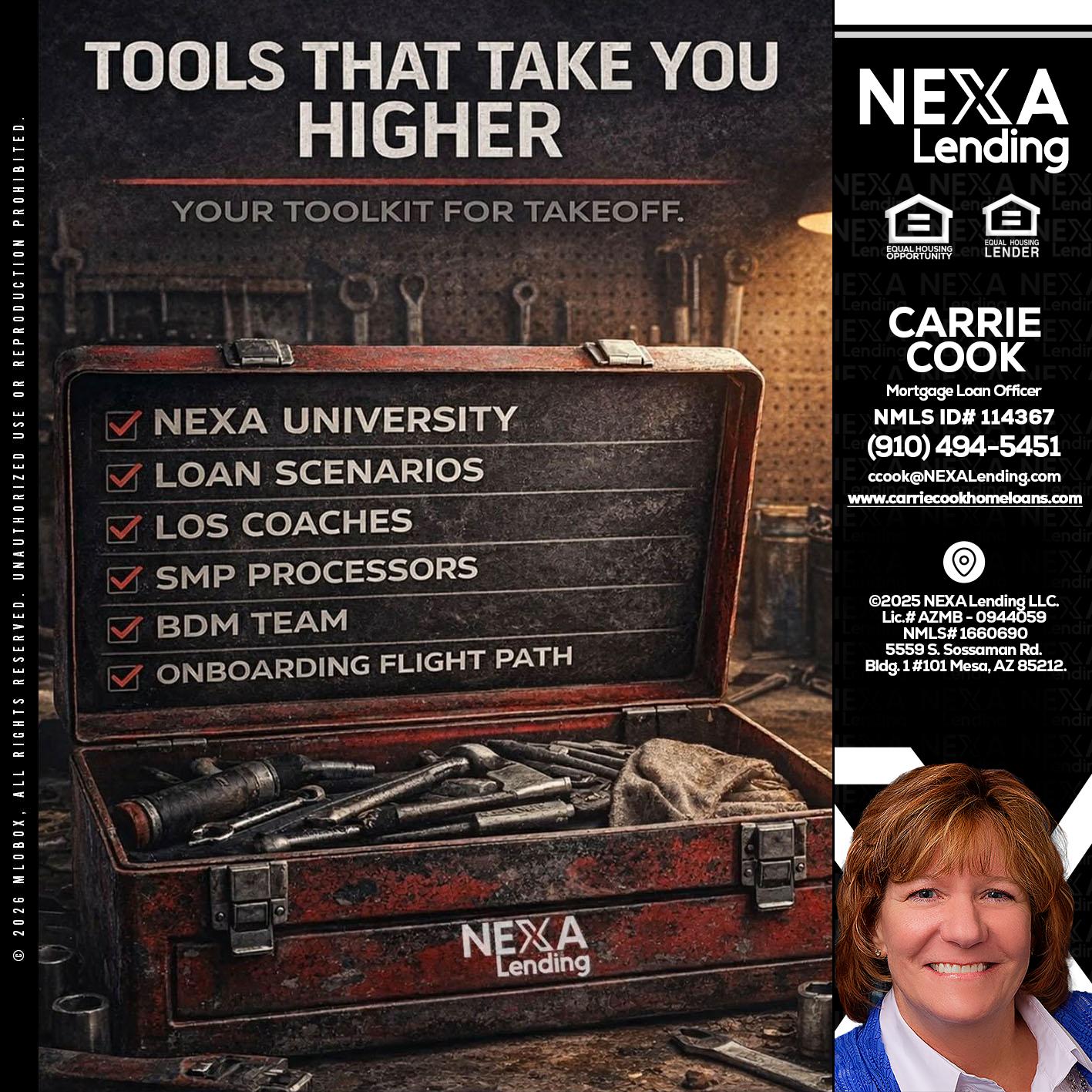 TOOLS THAT - Carrie Cook -Mortgage Loan Officer