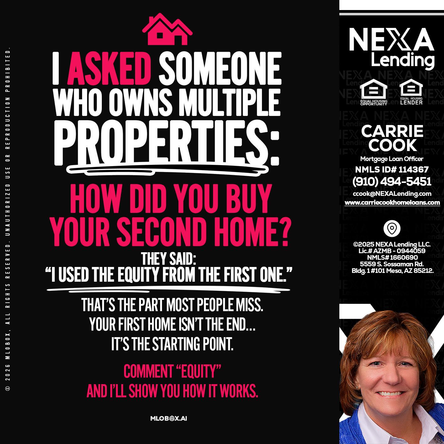 I ASKED SOMEONE - Carrie Cook -Mortgage Loan Officer