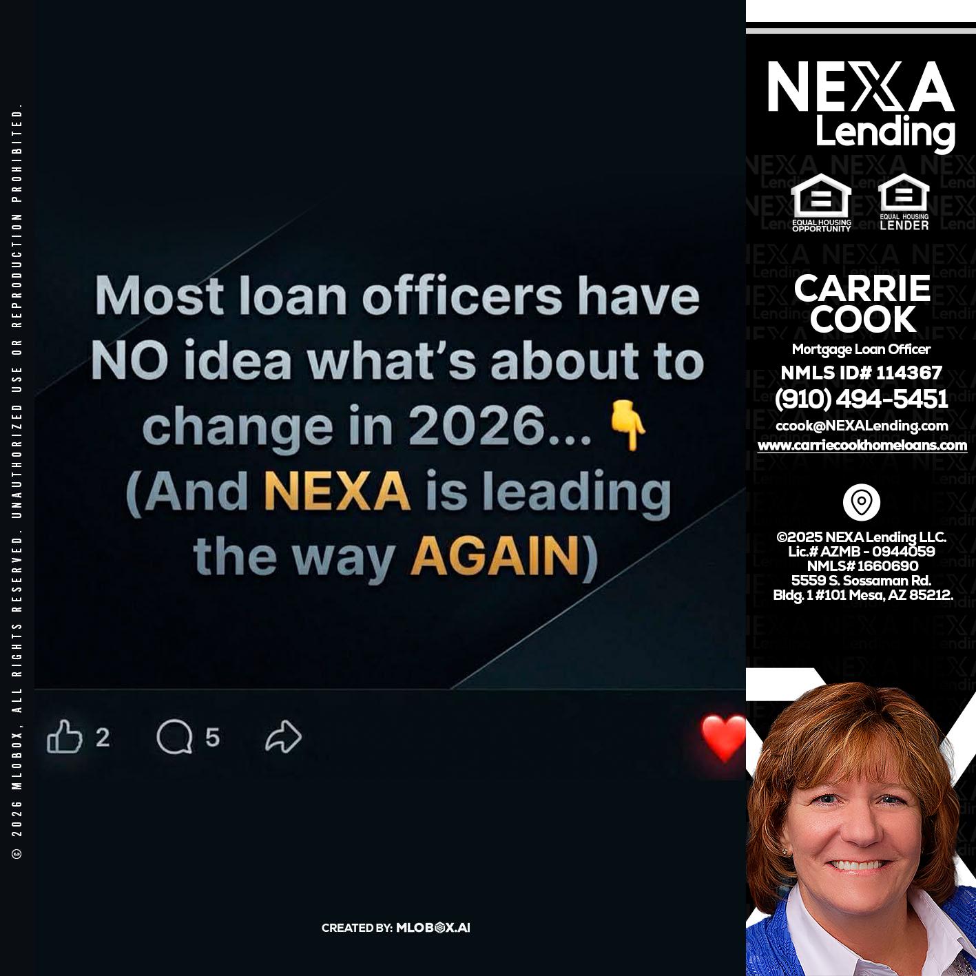 most loan officers - Carrie Cook -Mortgage Loan Officer