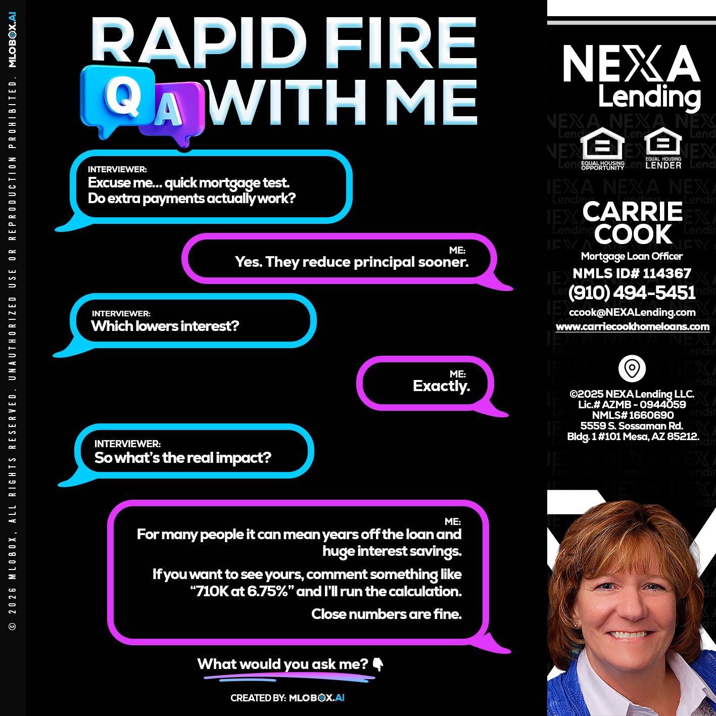 RAPID QA - Carrie Cook -Mortgage Loan Officer