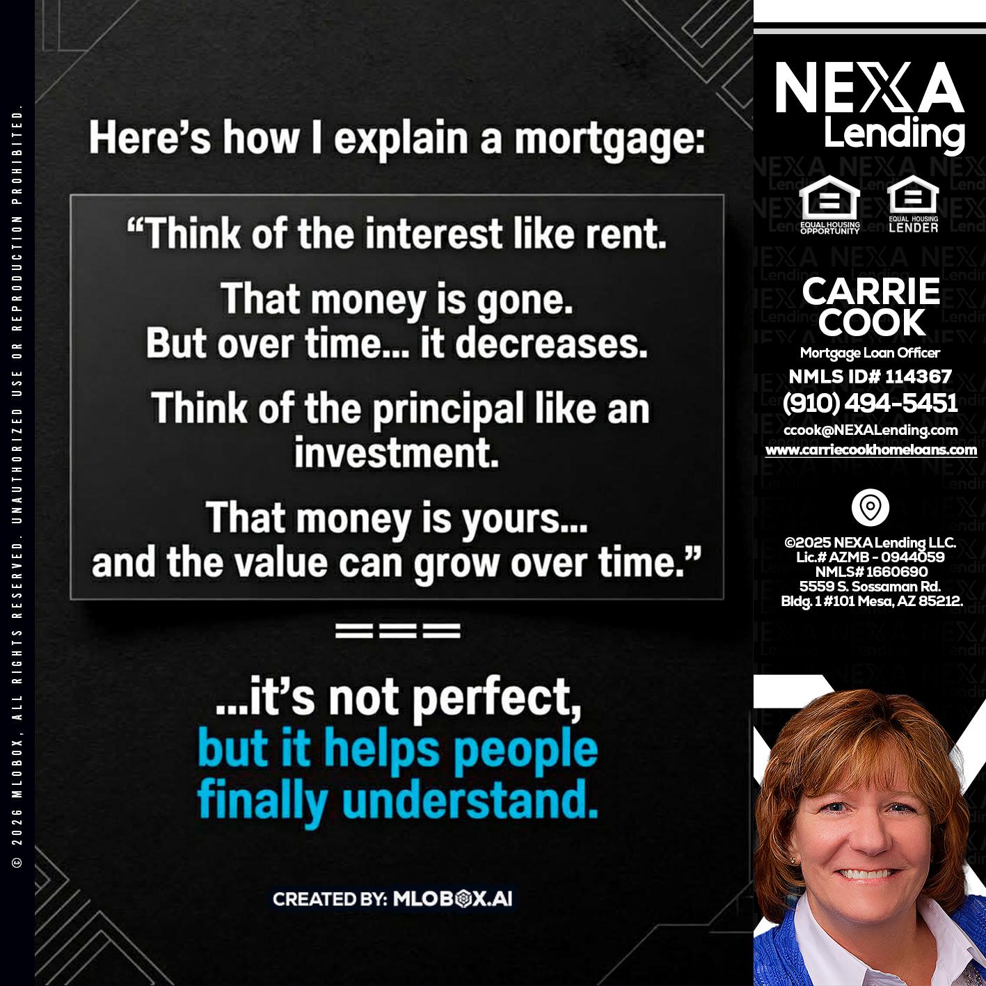 HERES NOW - Carrie Cook -Mortgage Loan Officer