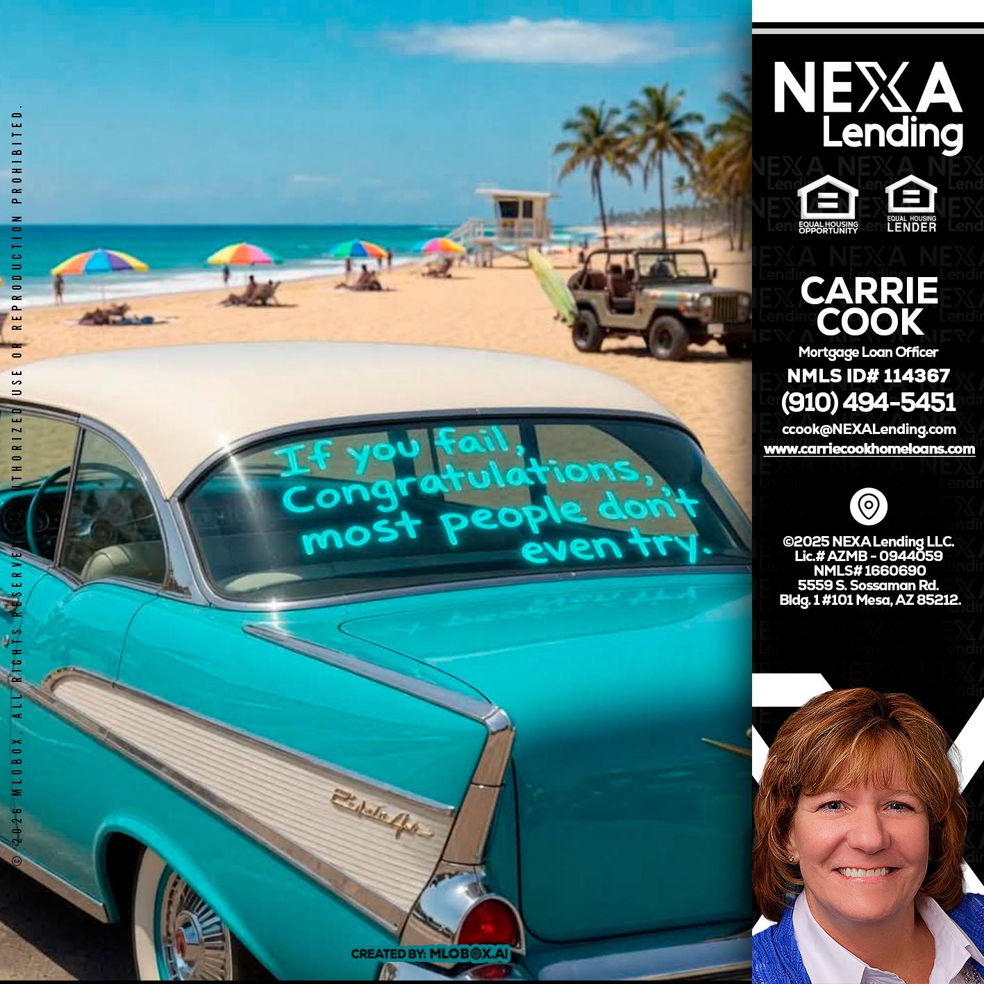 if you - Carrie Cook -Mortgage Loan Officer
