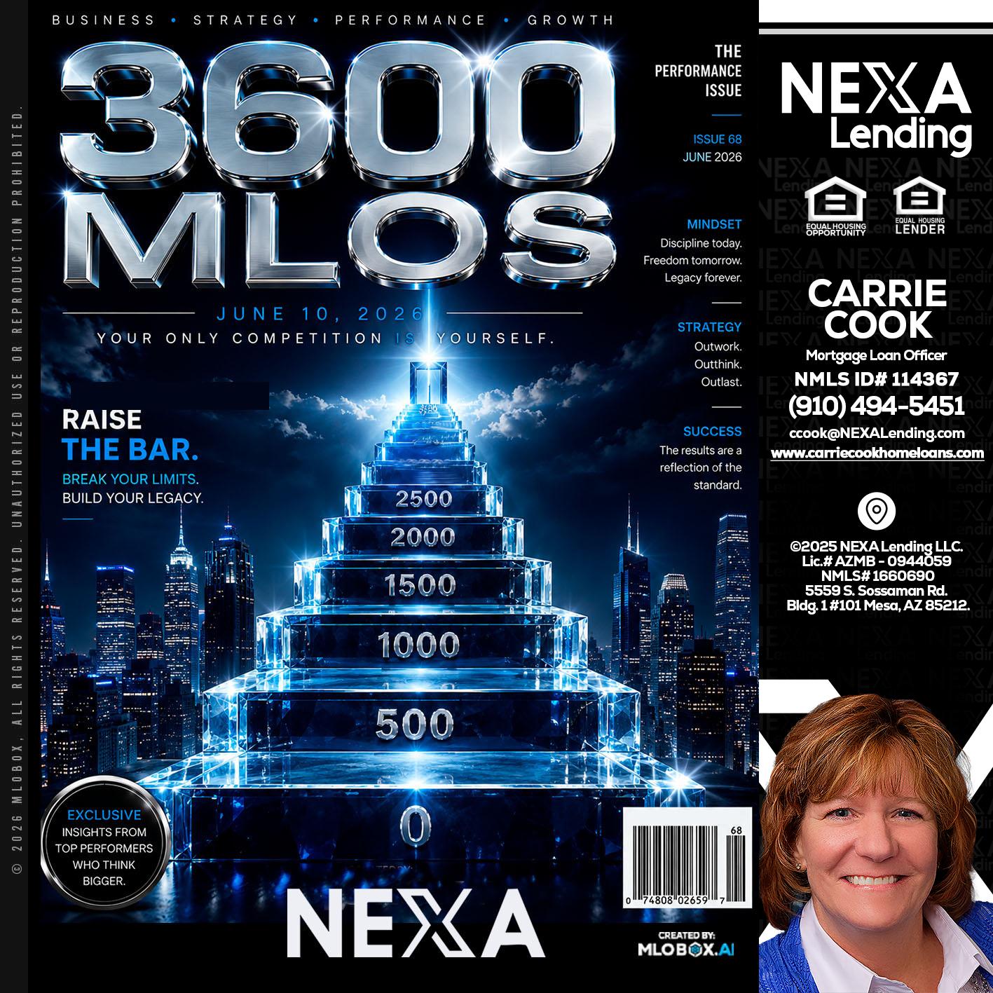 3600 MLOs - Carrie Cook -Mortgage Loan Officer
