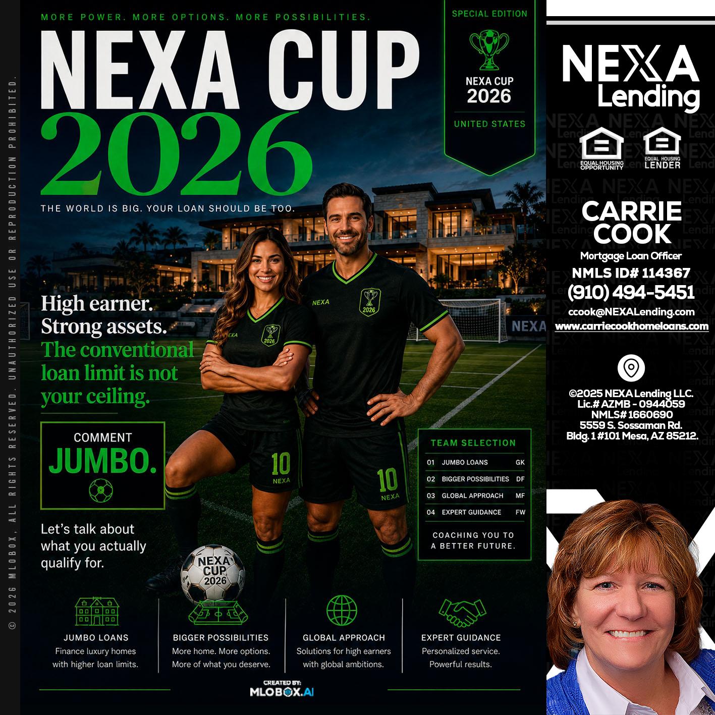 NEXA CUP 2026 - Carrie Cook -Mortgage Loan Officer