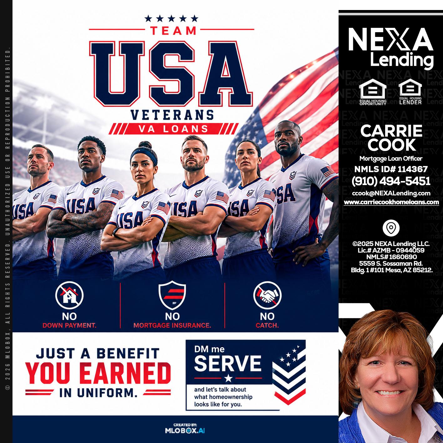 USA TEAM - Carrie Cook -Mortgage Loan Officer