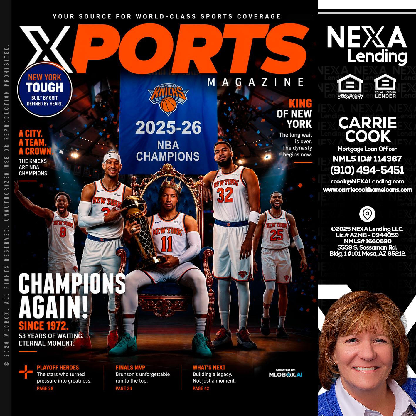 XPORTS MAGAZINE - Carrie Cook -Mortgage Loan Officer