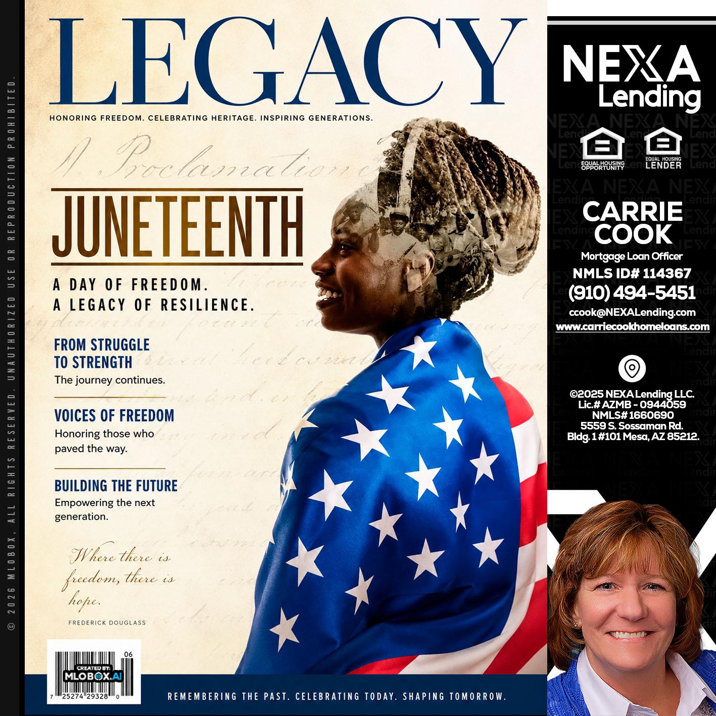 LEGACY - Carrie Cook -Mortgage Loan Officer