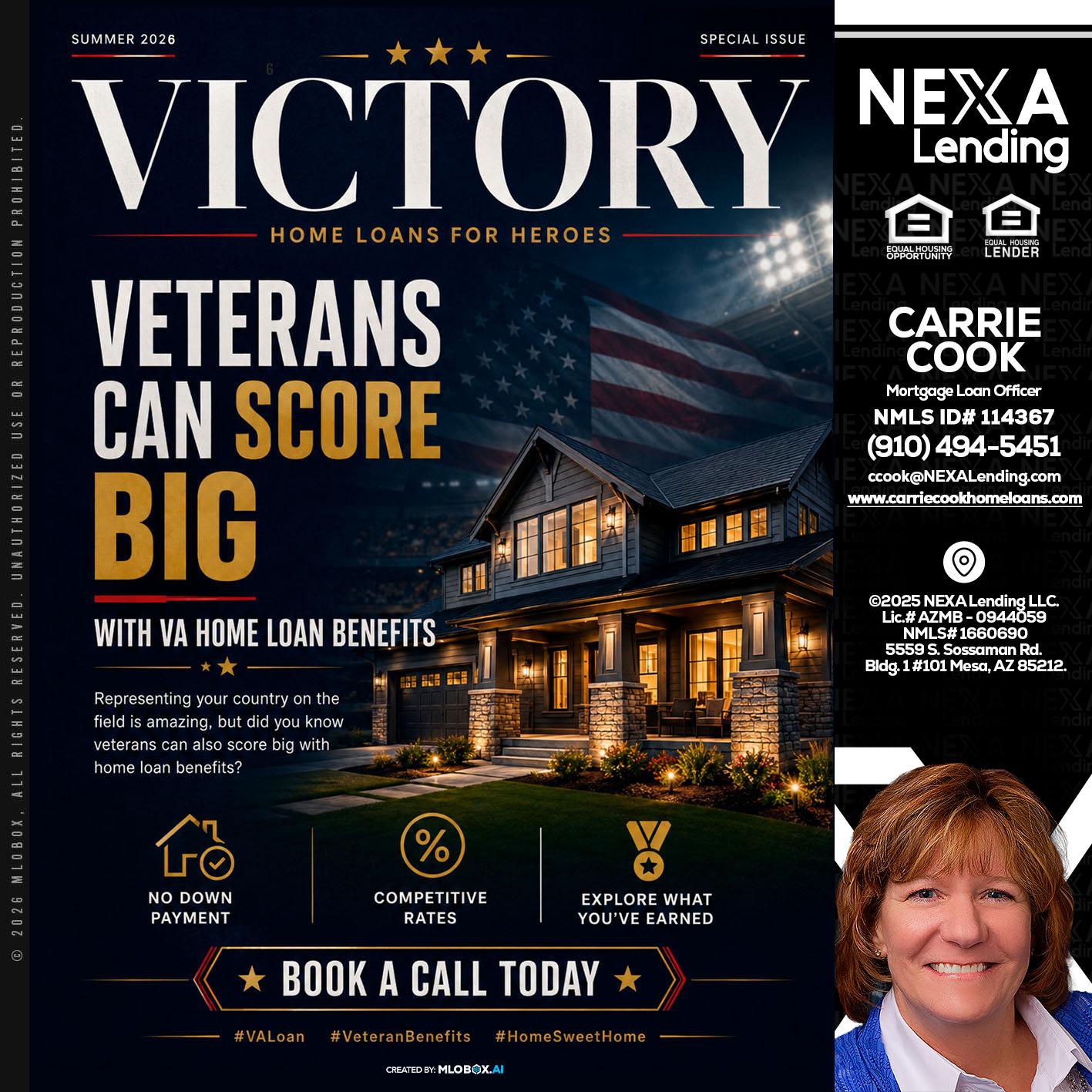 VICTORY - Carrie Cook -Mortgage Loan Officer