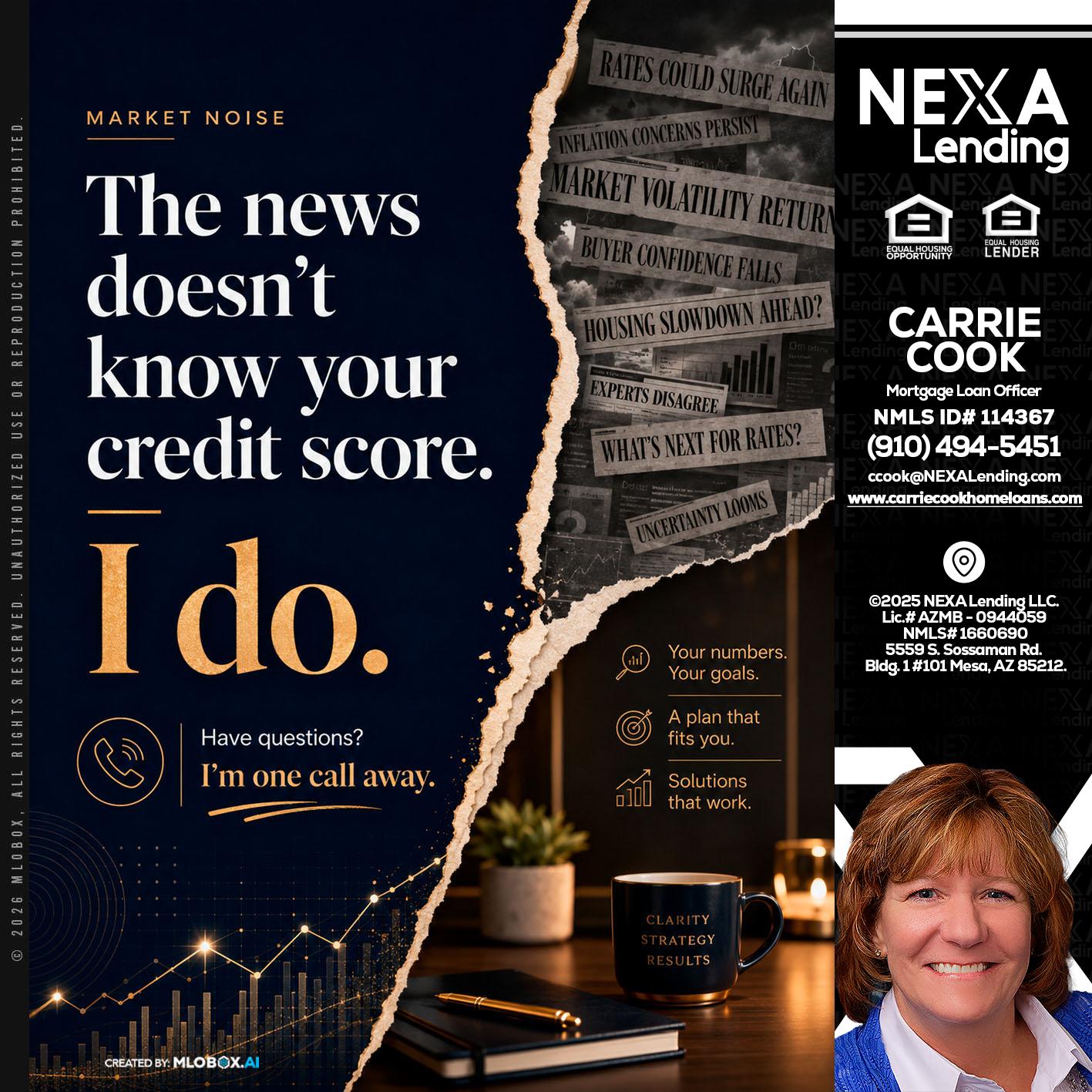 MARKET NOISE - Carrie Cook -Mortgage Loan Officer