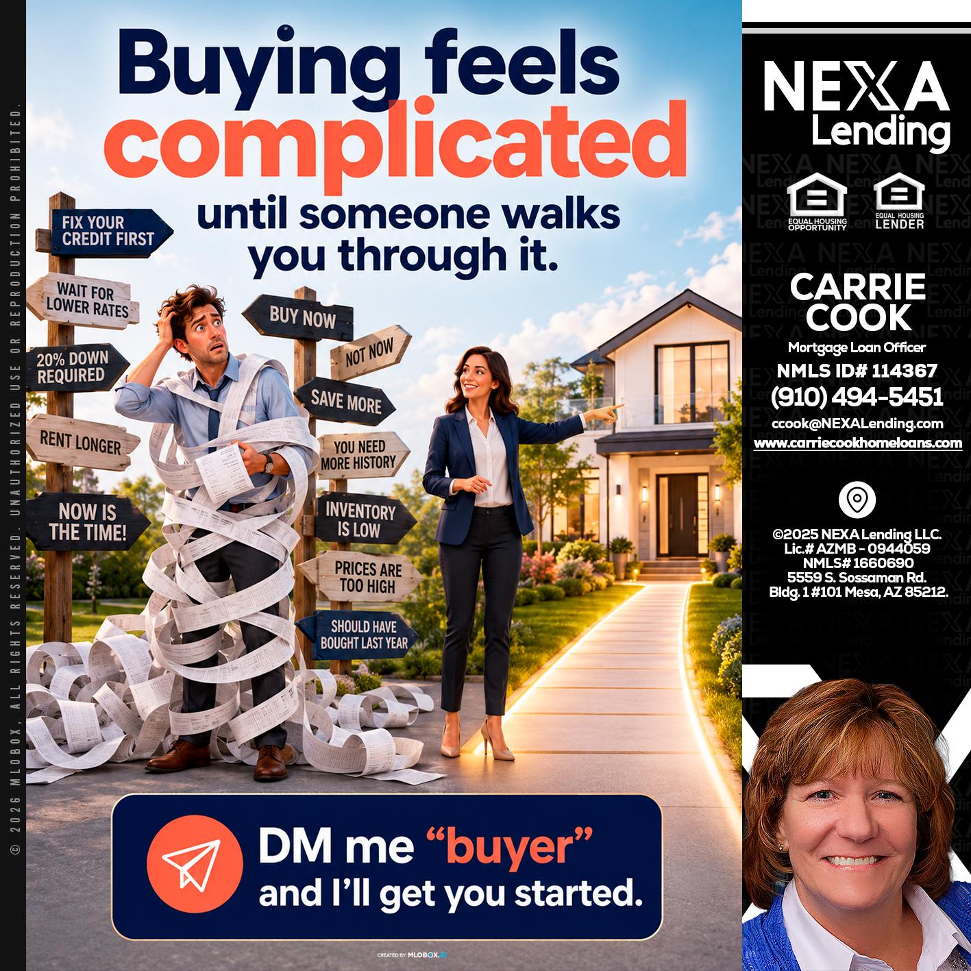 buying feels - Carrie Cook -Mortgage Loan Officer