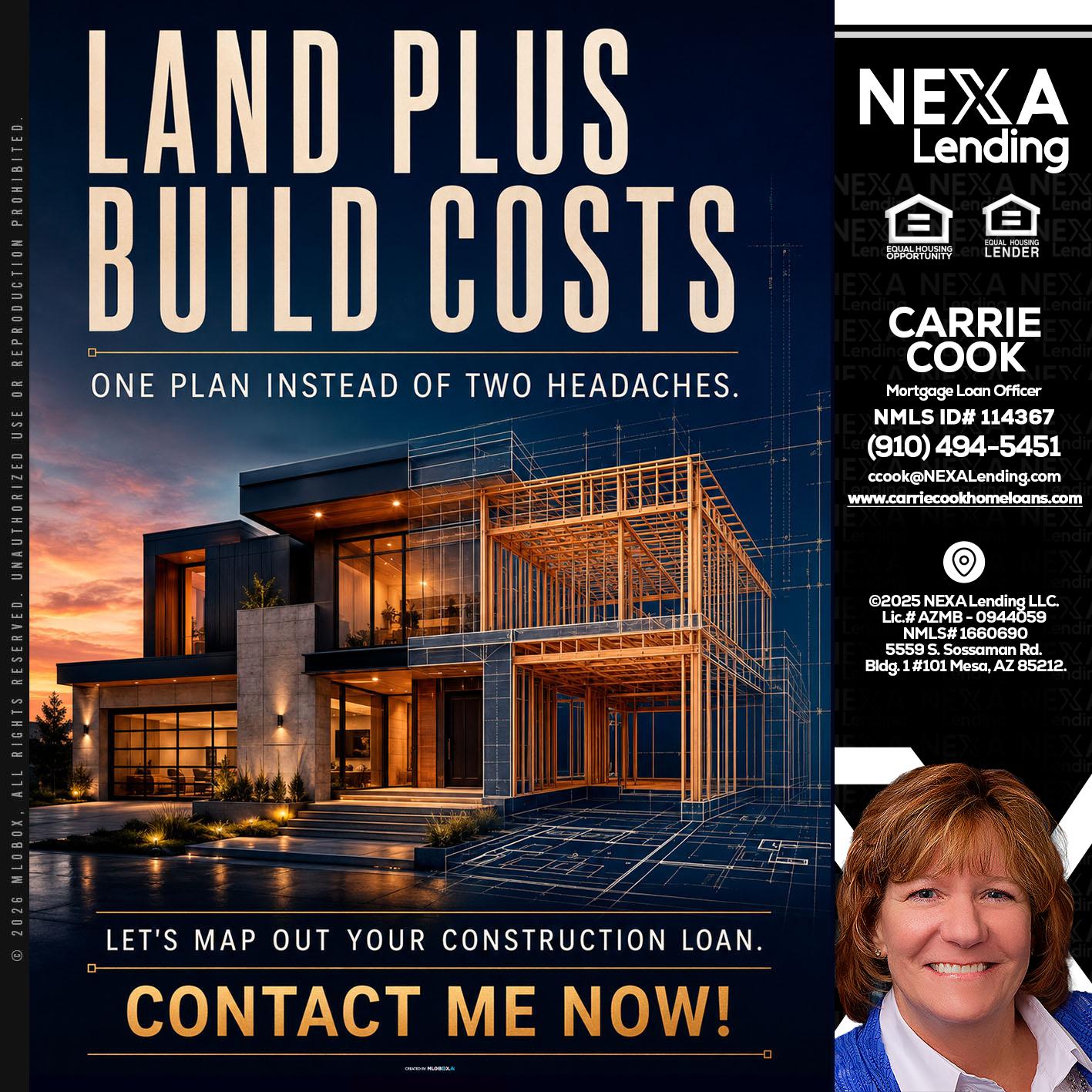 LAND PLUS - Carrie Cook -Mortgage Loan Officer