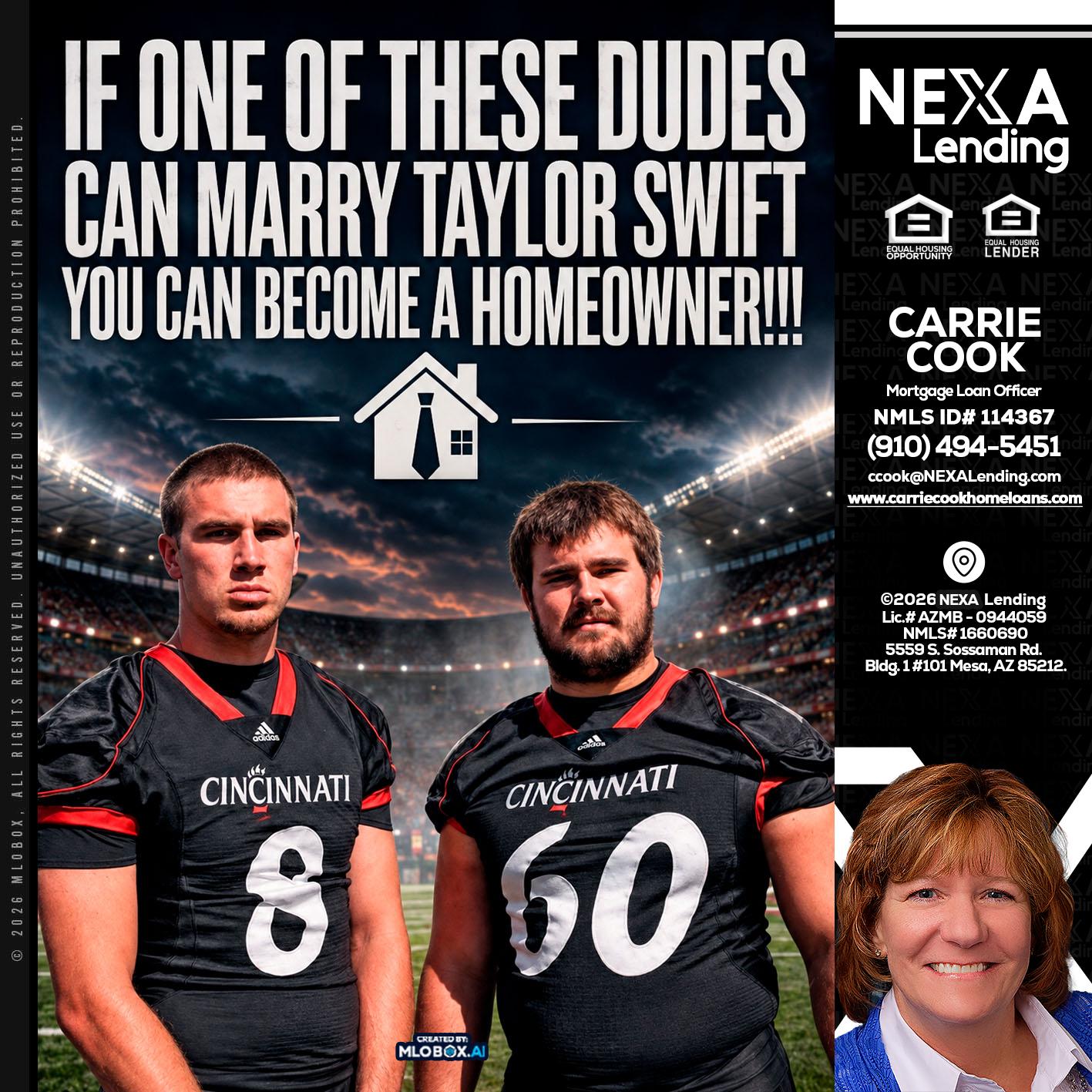 if one of these - Carrie Cook -Mortgage Loan Officer