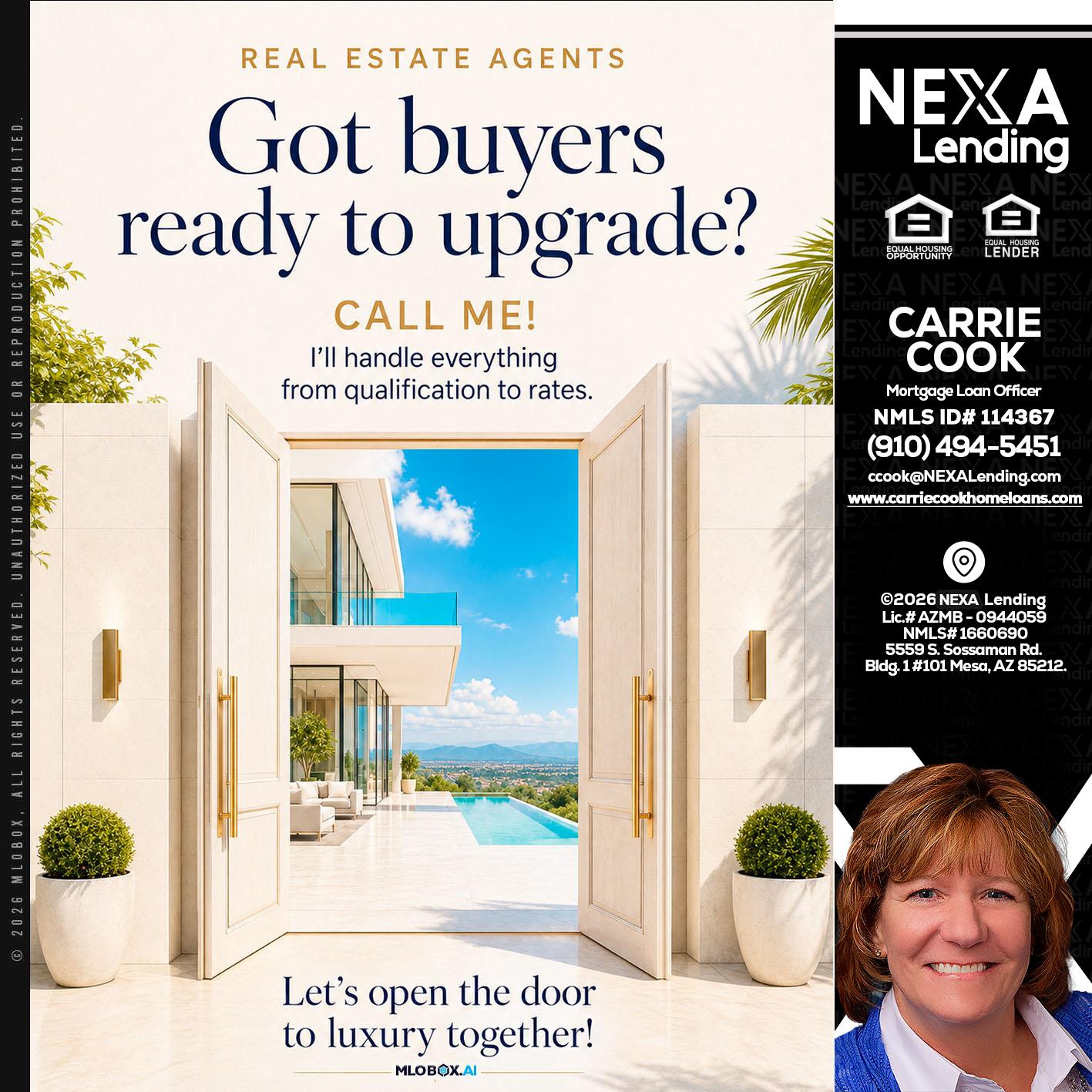 got buyers? - Carrie Cook -Mortgage Loan Officer